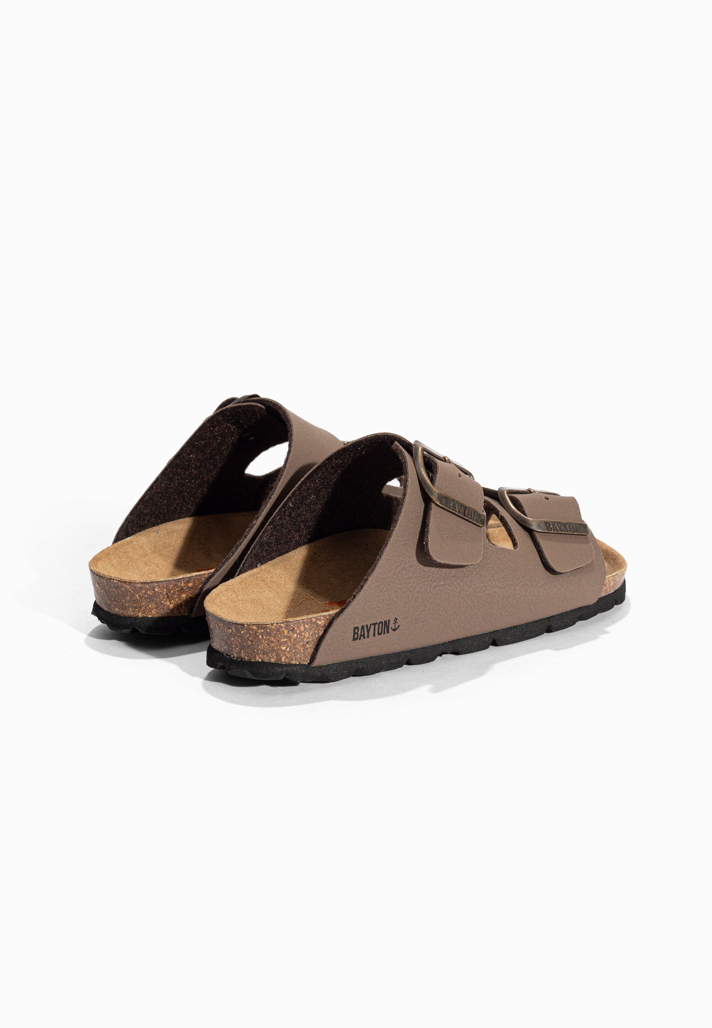 Sandales 2 Brides Atlas Taupe Bayton pour Enfant