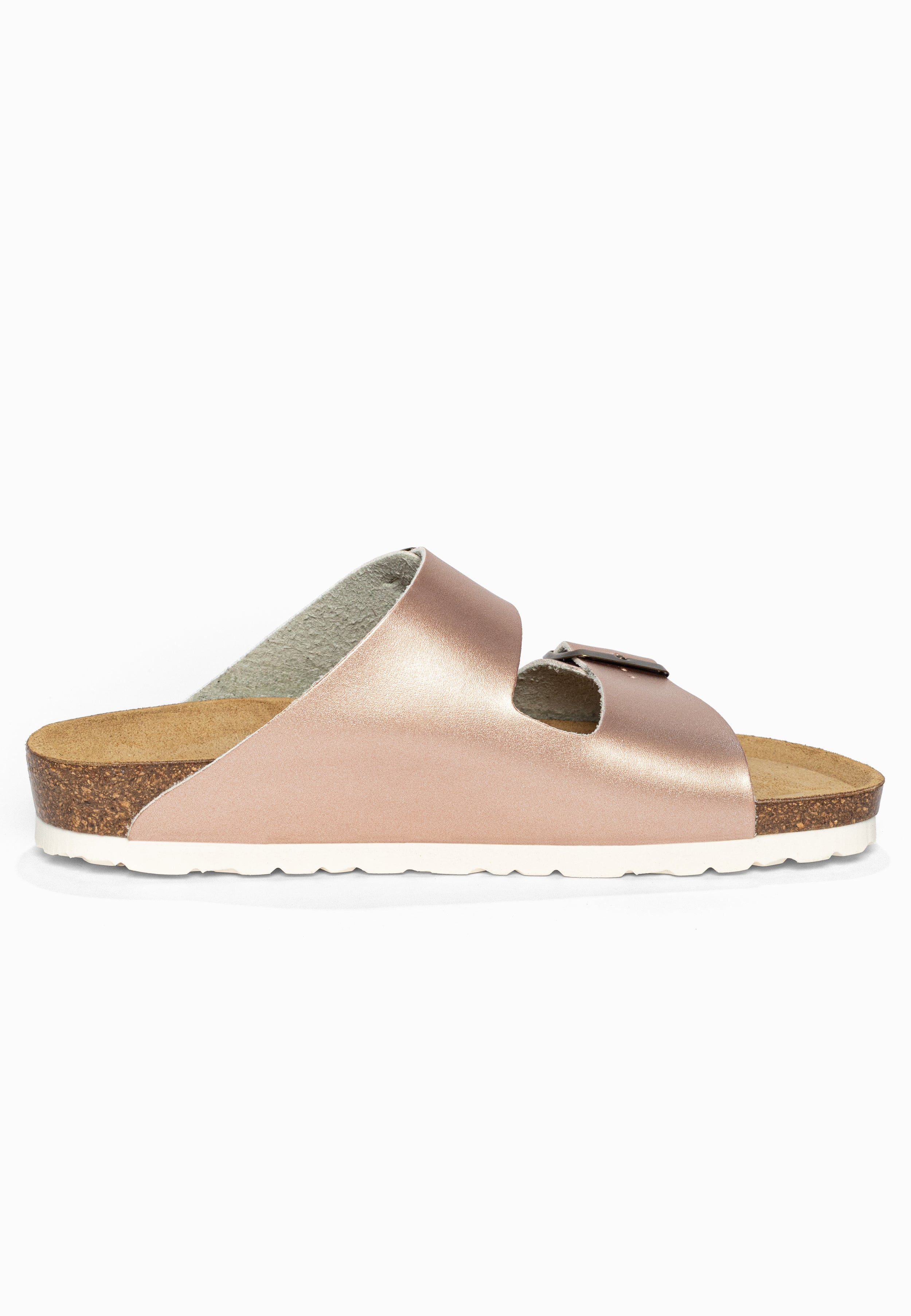 Sandales 2 Brides Atlas Rose gold Bayton pour Femme
