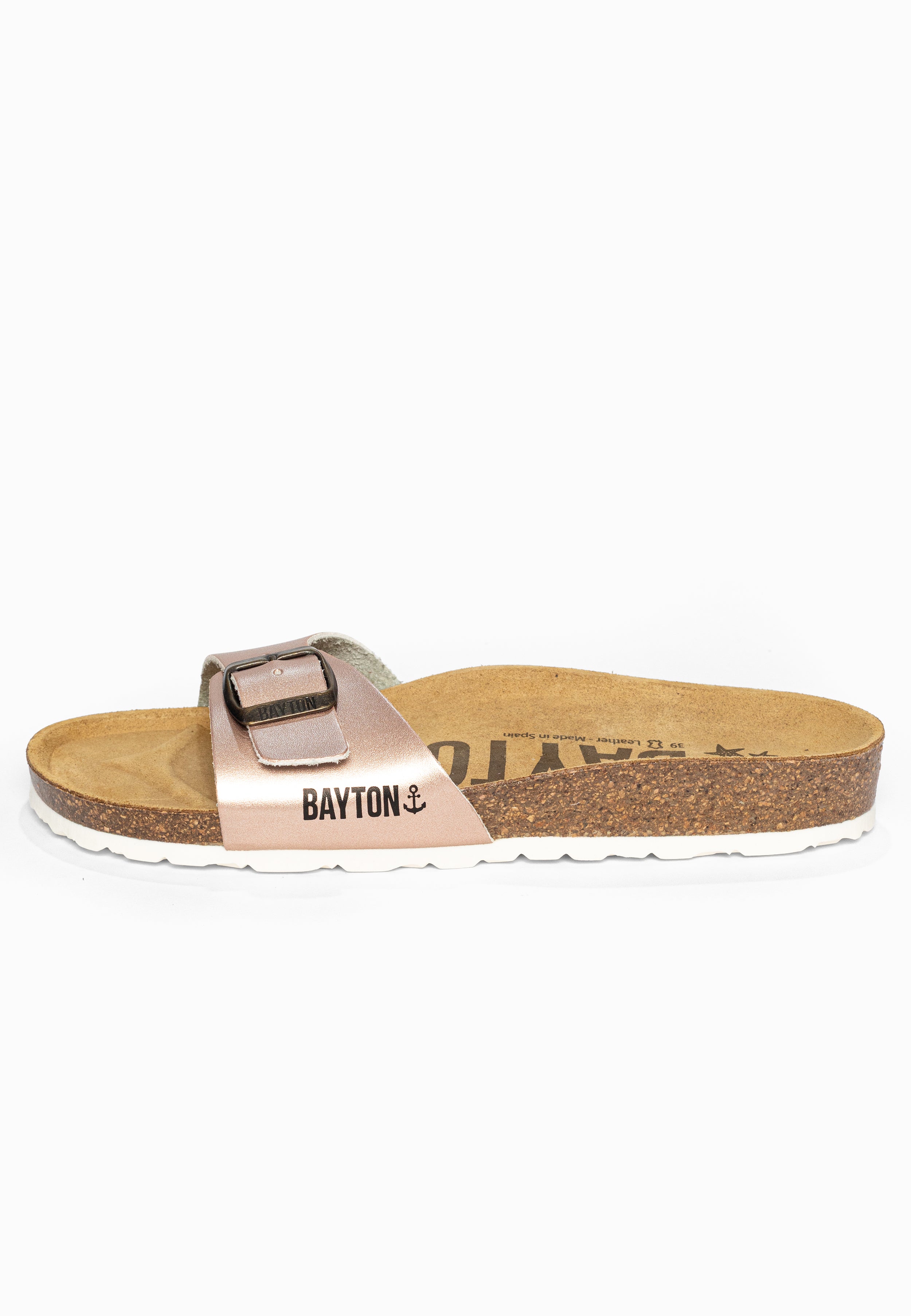 Sandales 1 Bride Zephyr Rose gold Bayton pour Femme