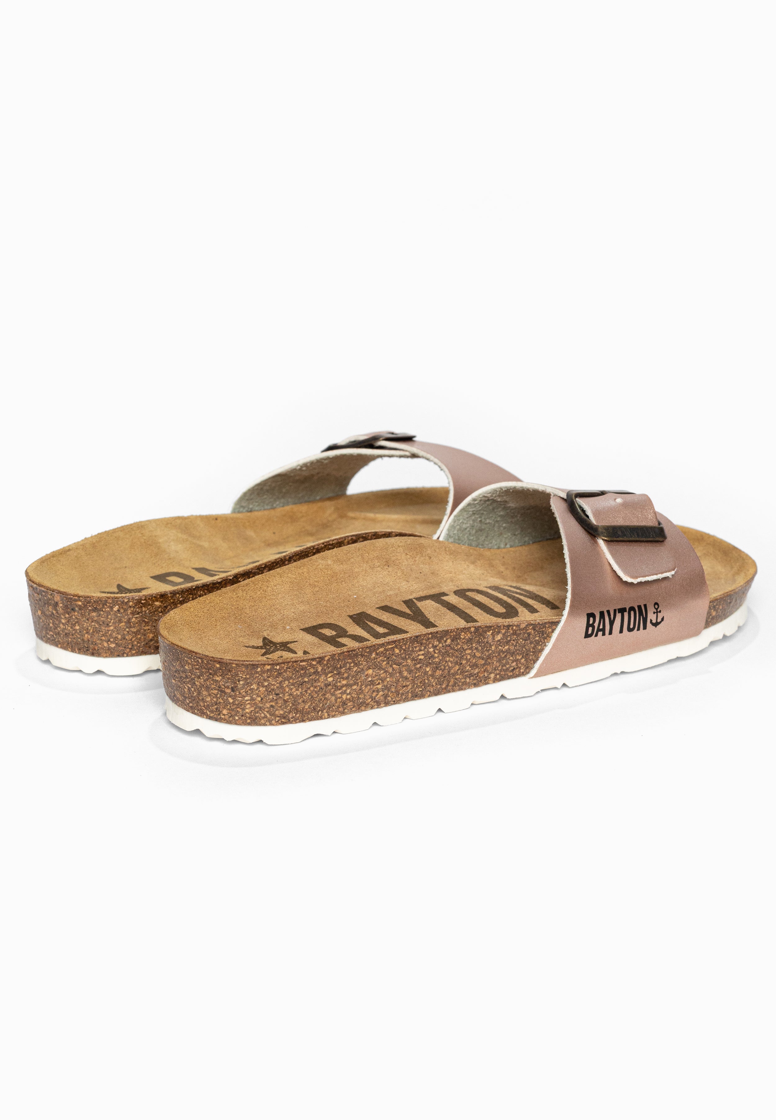 Sandales 1 Bride Zephyr Rose gold Bayton pour Femme