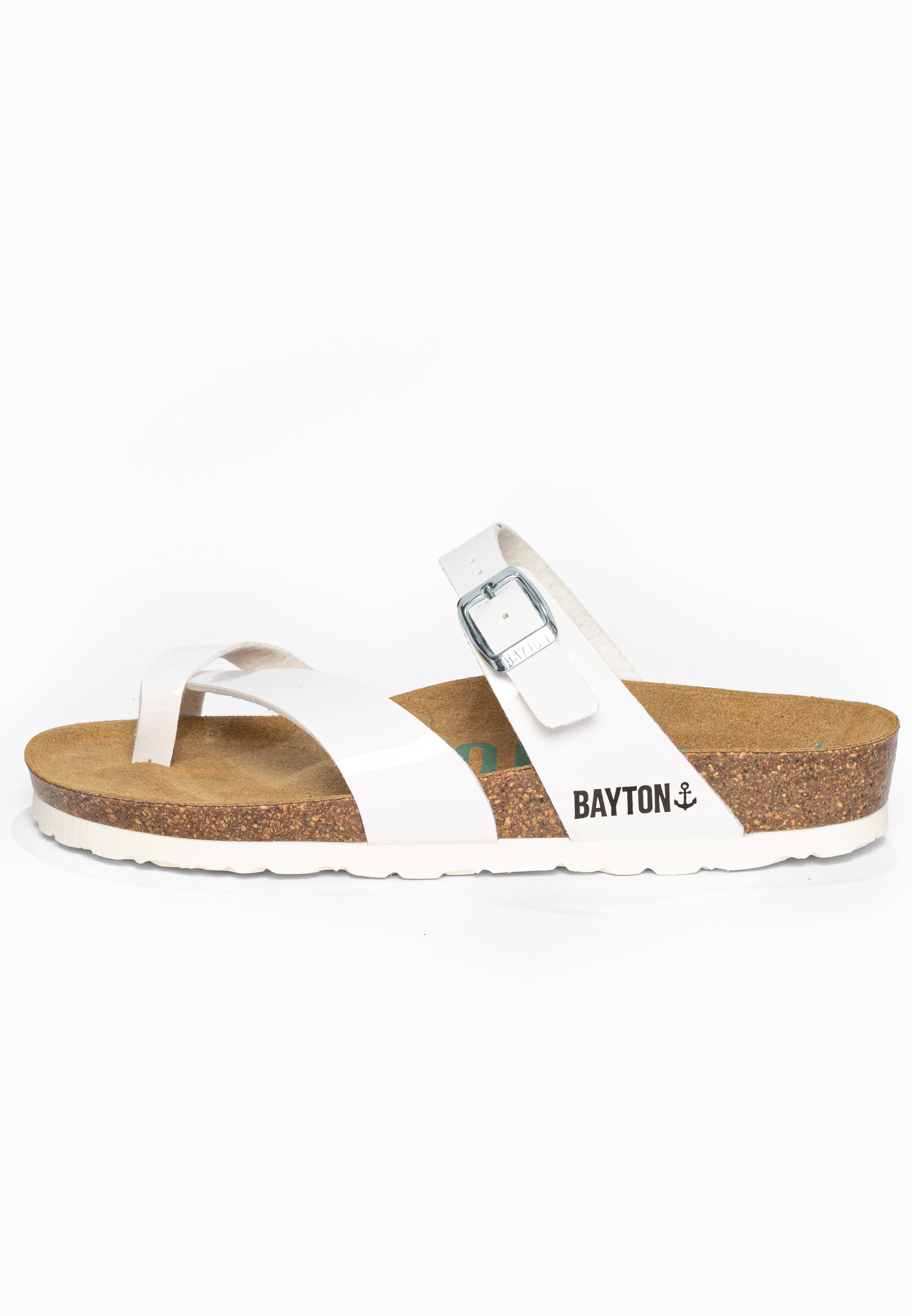 Sandales à Entre-doigts Diane Blanc Bayton pour Femme