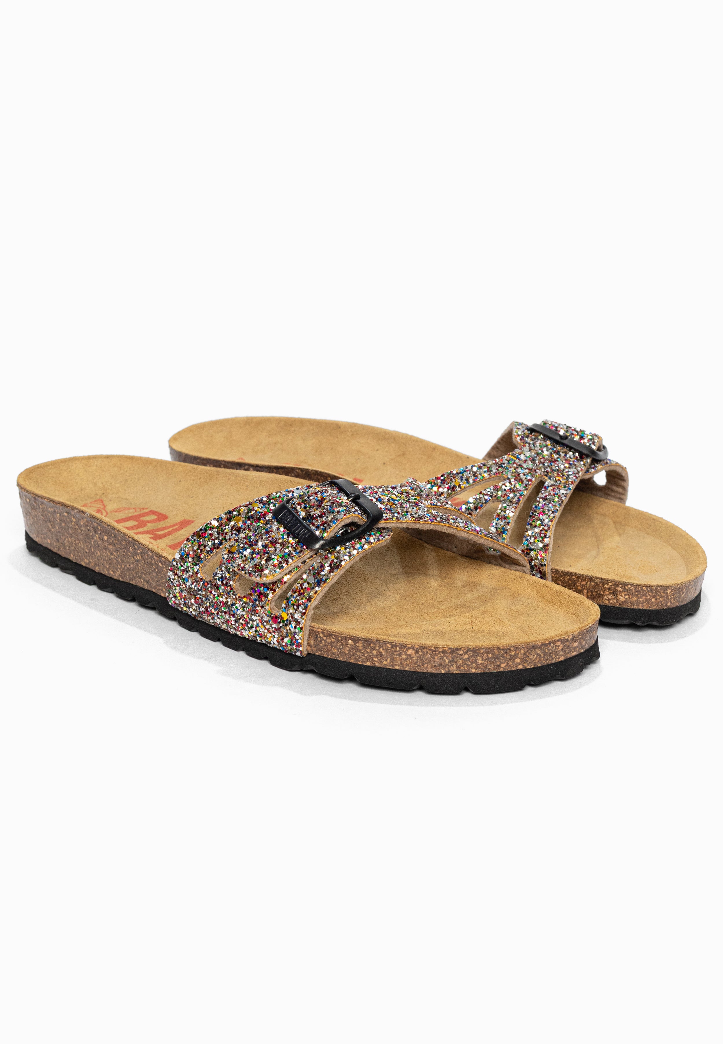 Sandales 1 Bride Athena Multicolor pailleté Bayton pour Femme