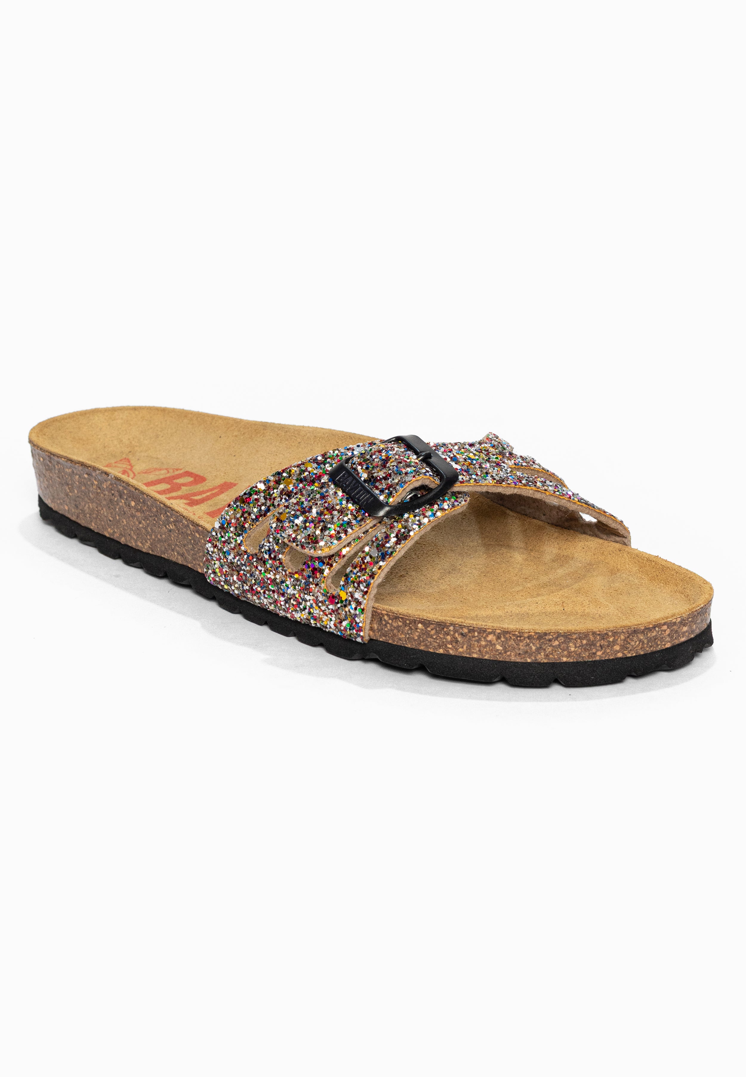 Sandales 1 Bride Athena Multicolor pailleté Bayton pour Femme