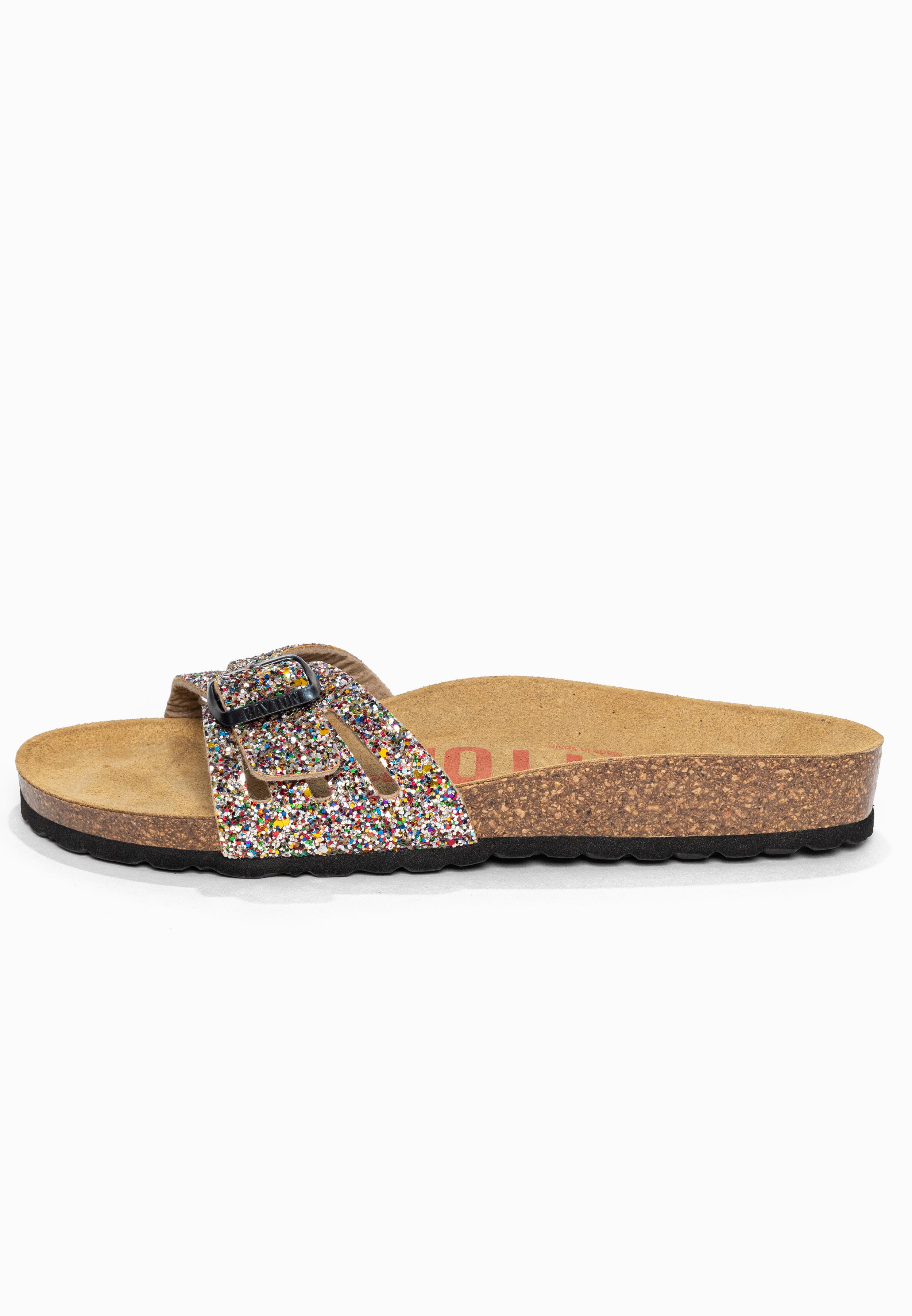 Sandales 1 Bride Athena Multicolor pailleté Bayton pour Femme