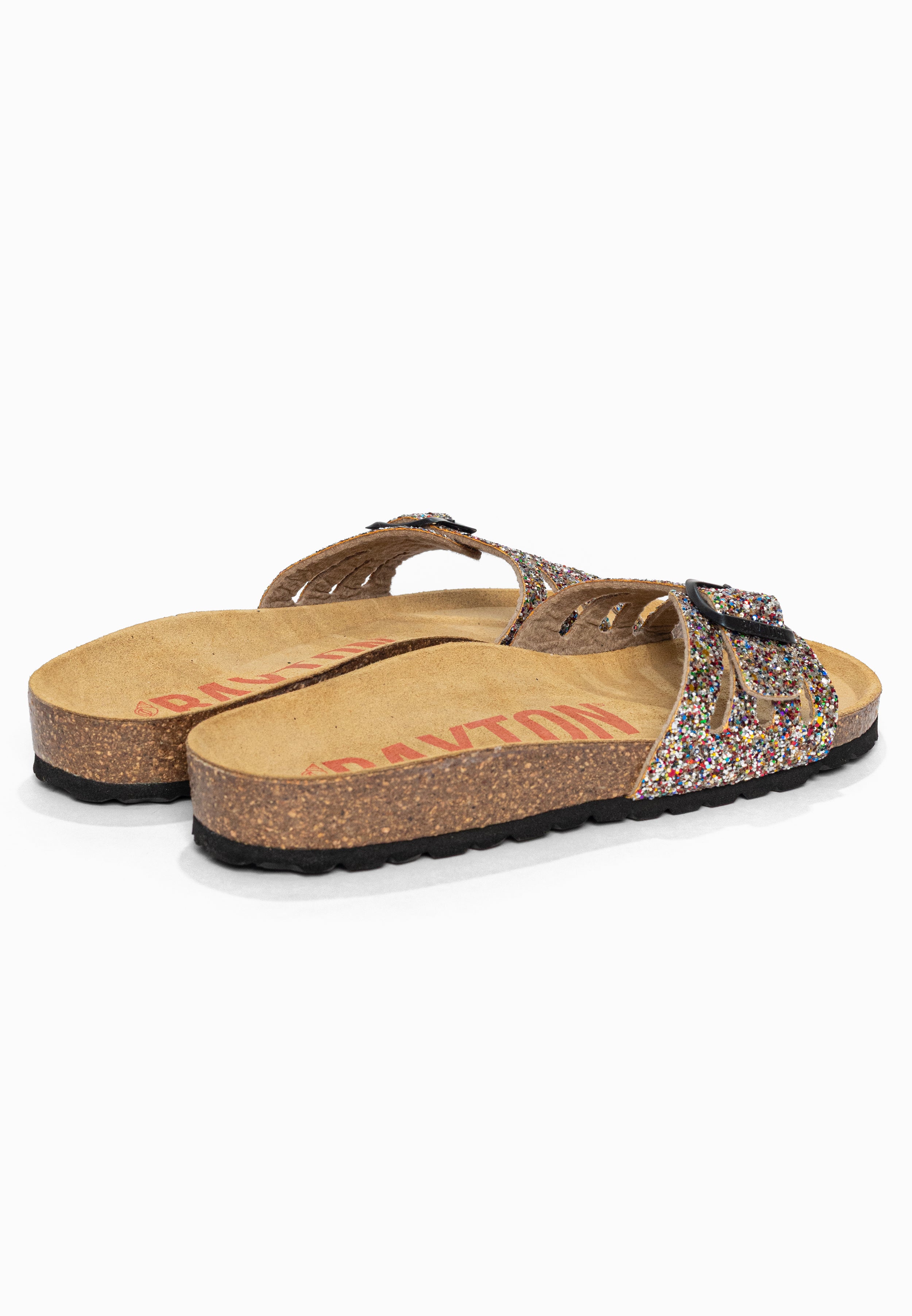 Sandales 1 Bride Athena Multicolor pailleté Bayton pour Femme