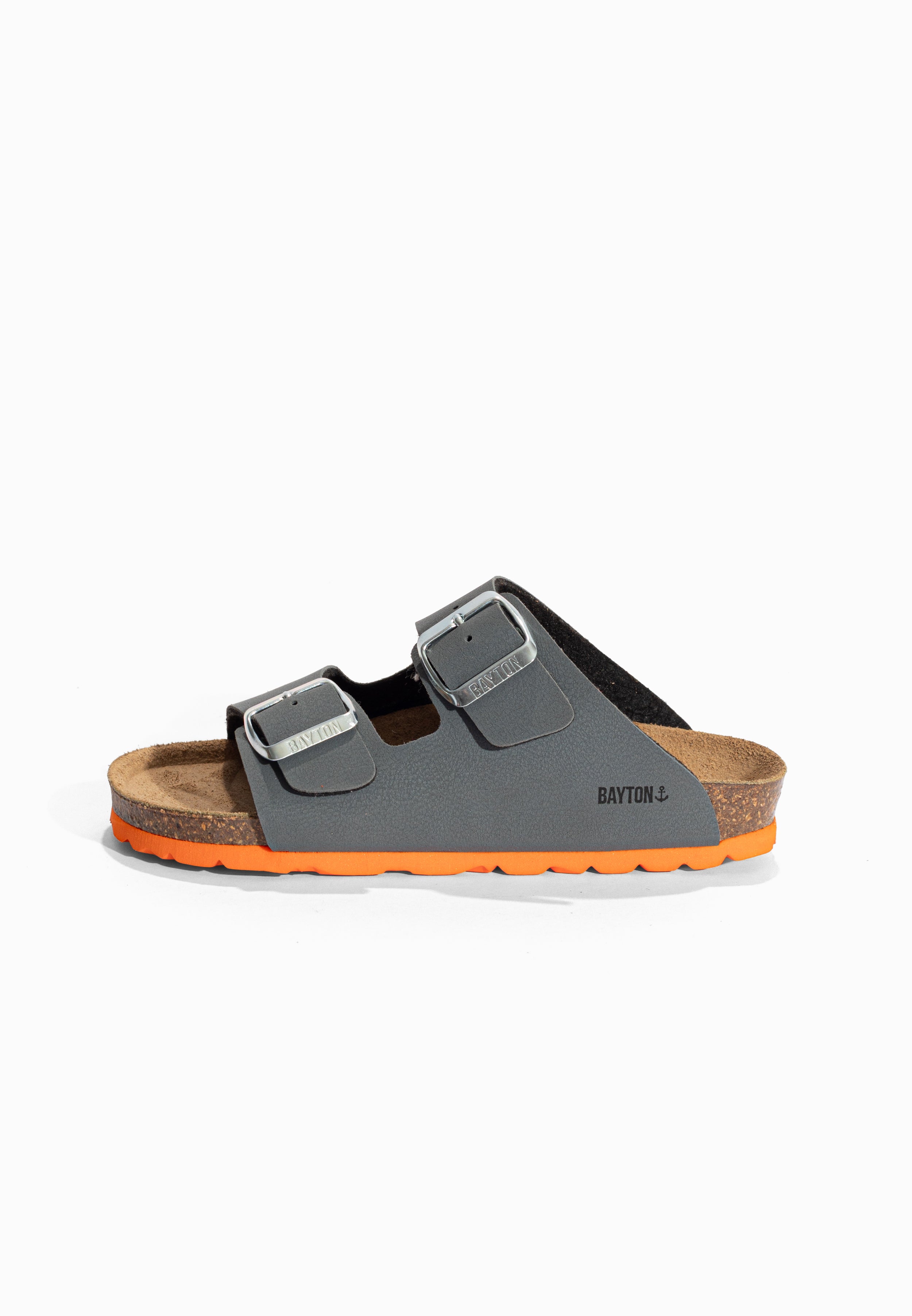 Sandales 2 Brides Atlas Anthracite Bayton pour Enfant