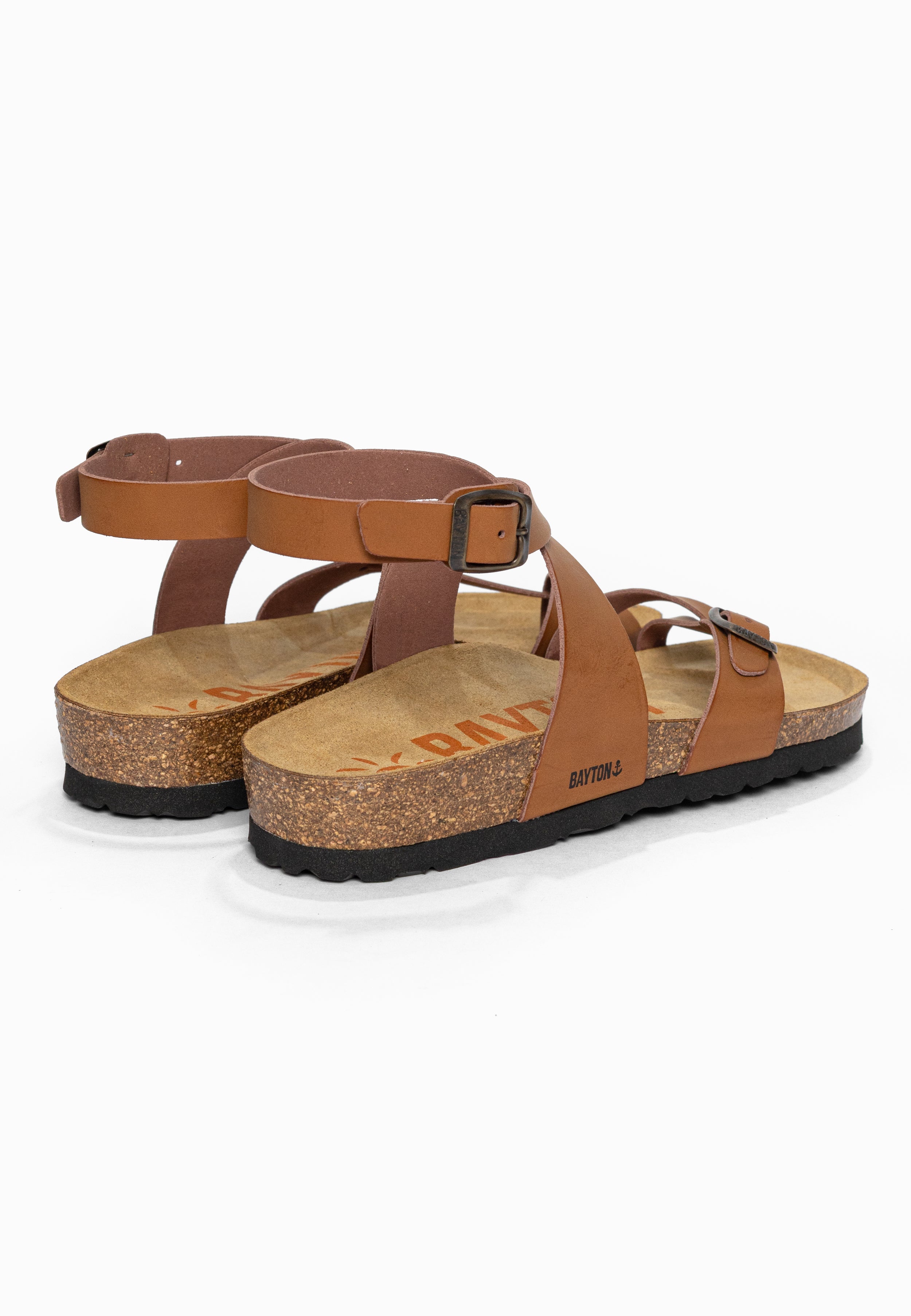 Sandales à Entre-doigts Swan Camel Bayton pour Femme