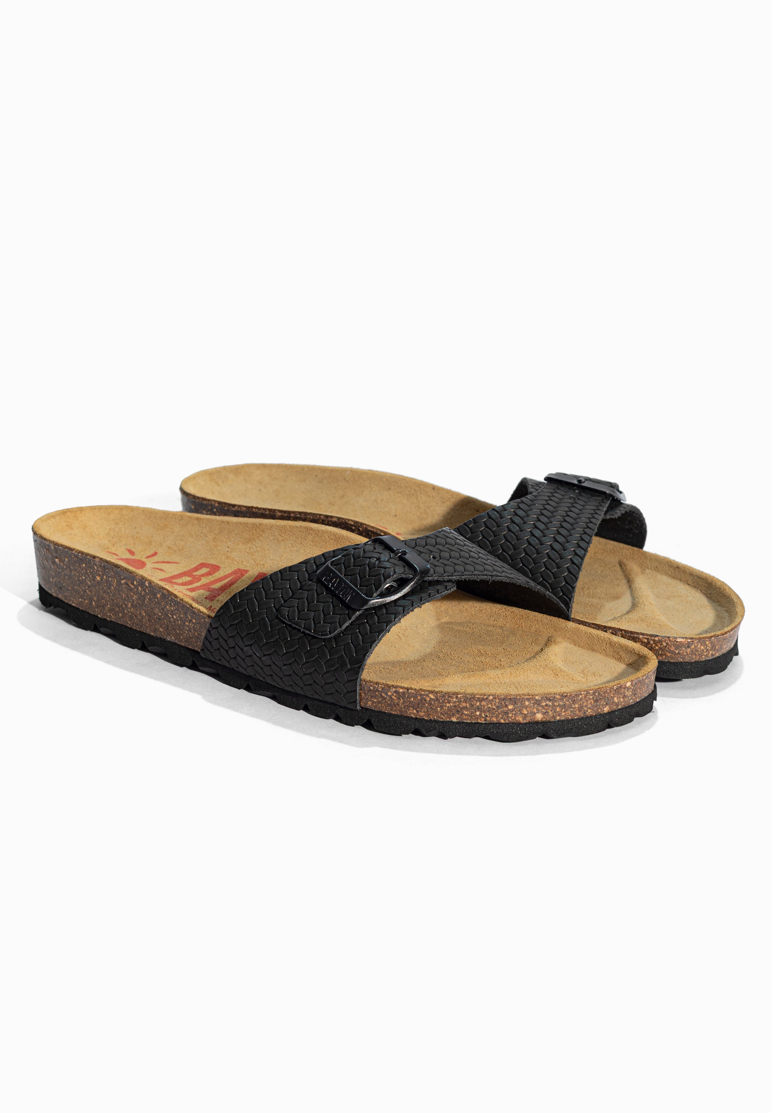 Sandales 1 Bride Zephyr Noir Bayton pour Femme