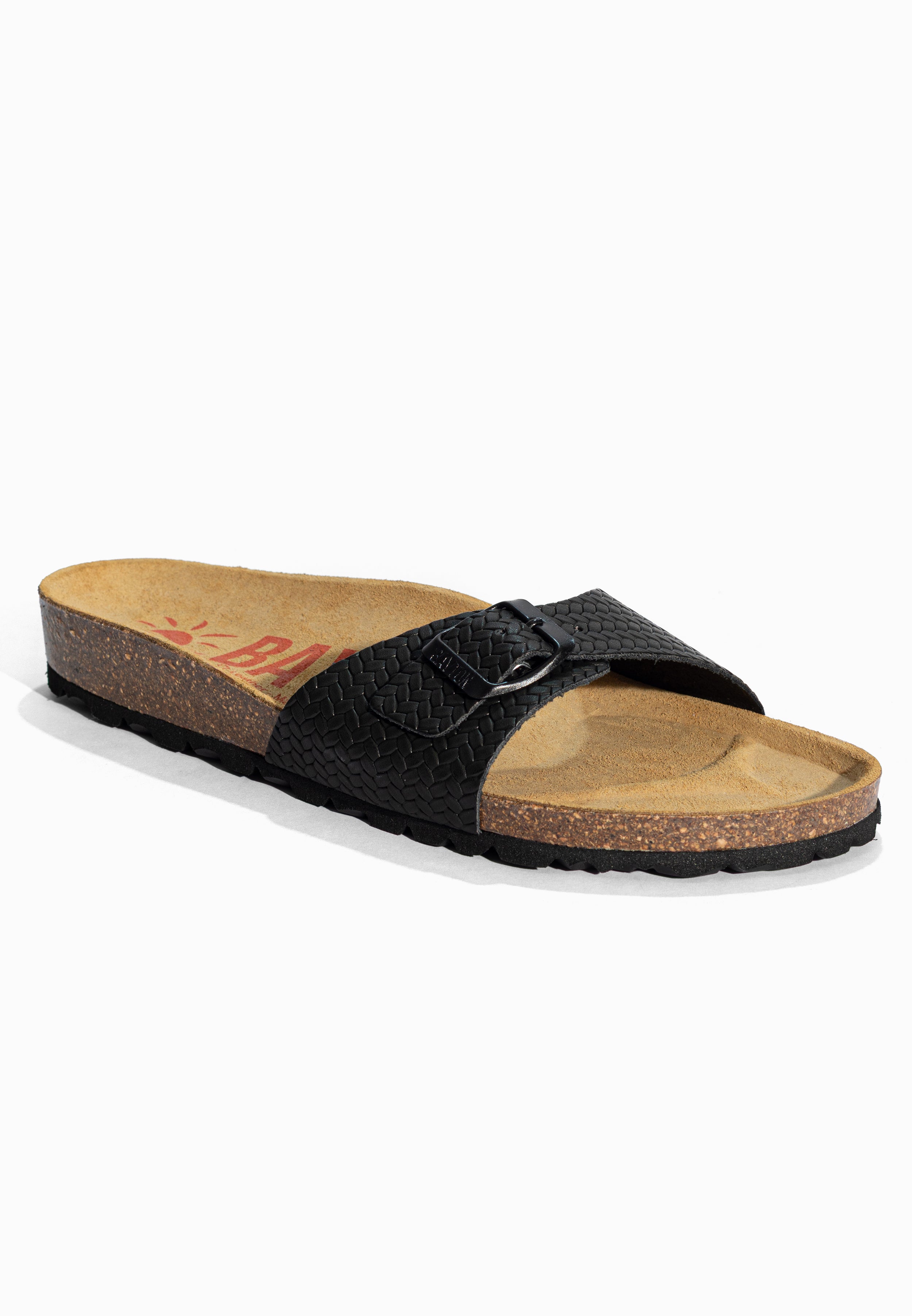 Sandales 1 Bride Zephyr Noir Bayton pour Femme