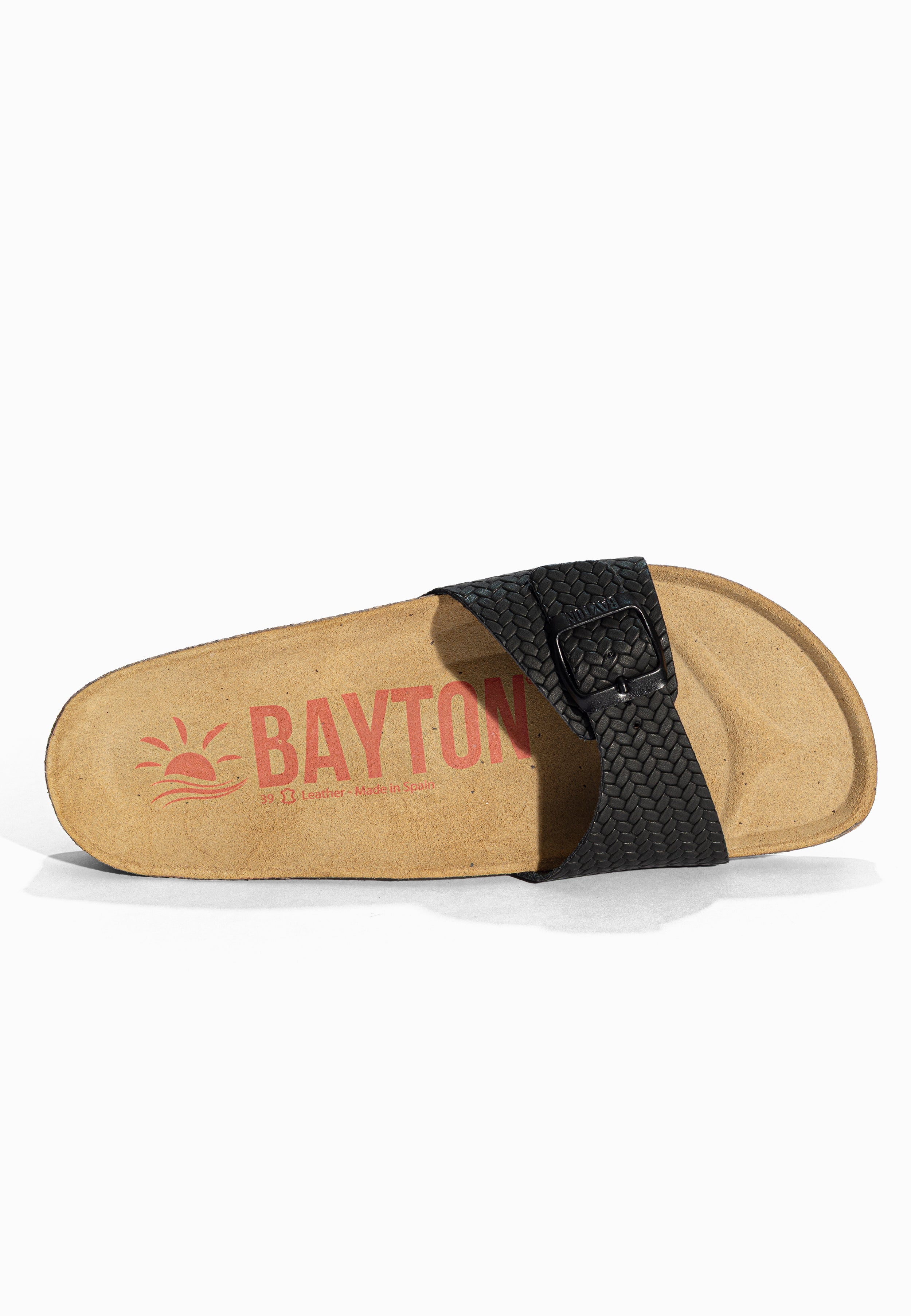 Sandales 1 Bride Zephyr Noir Bayton pour Femme