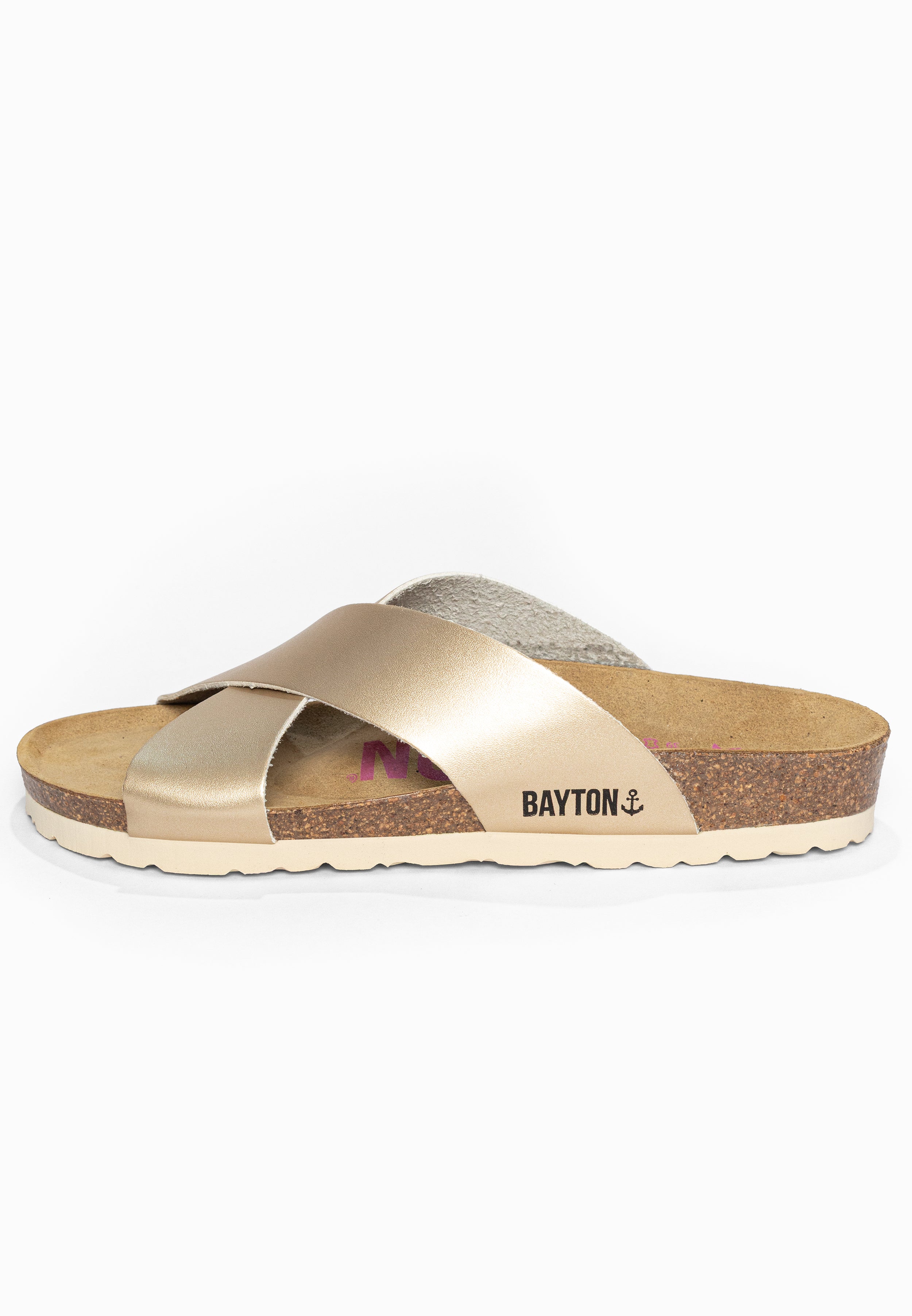 Sandales 2 Brides Gomera Or Bayton pour Femme