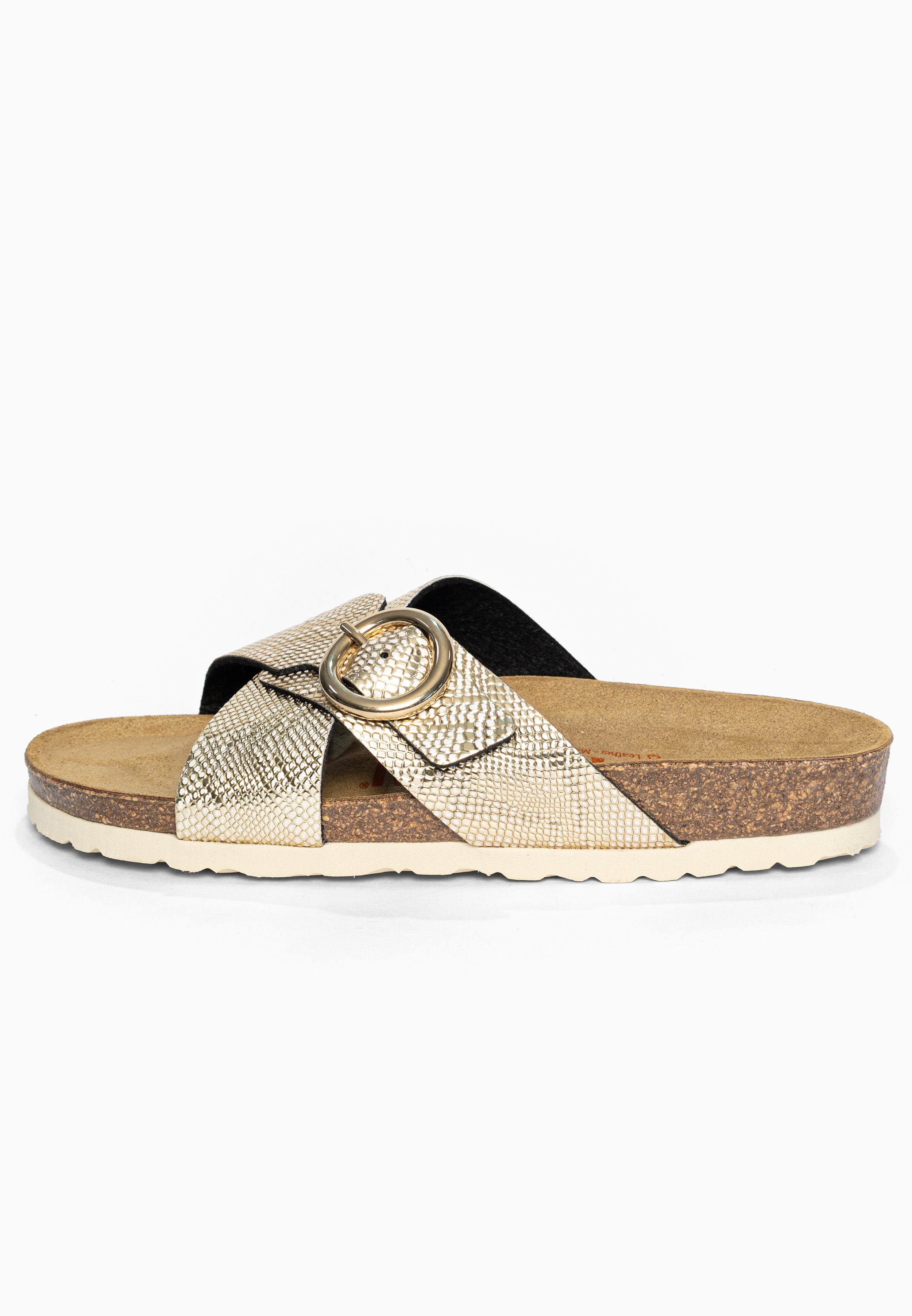 Sandales 2 Brides Dushan Or Bayton pour Femme