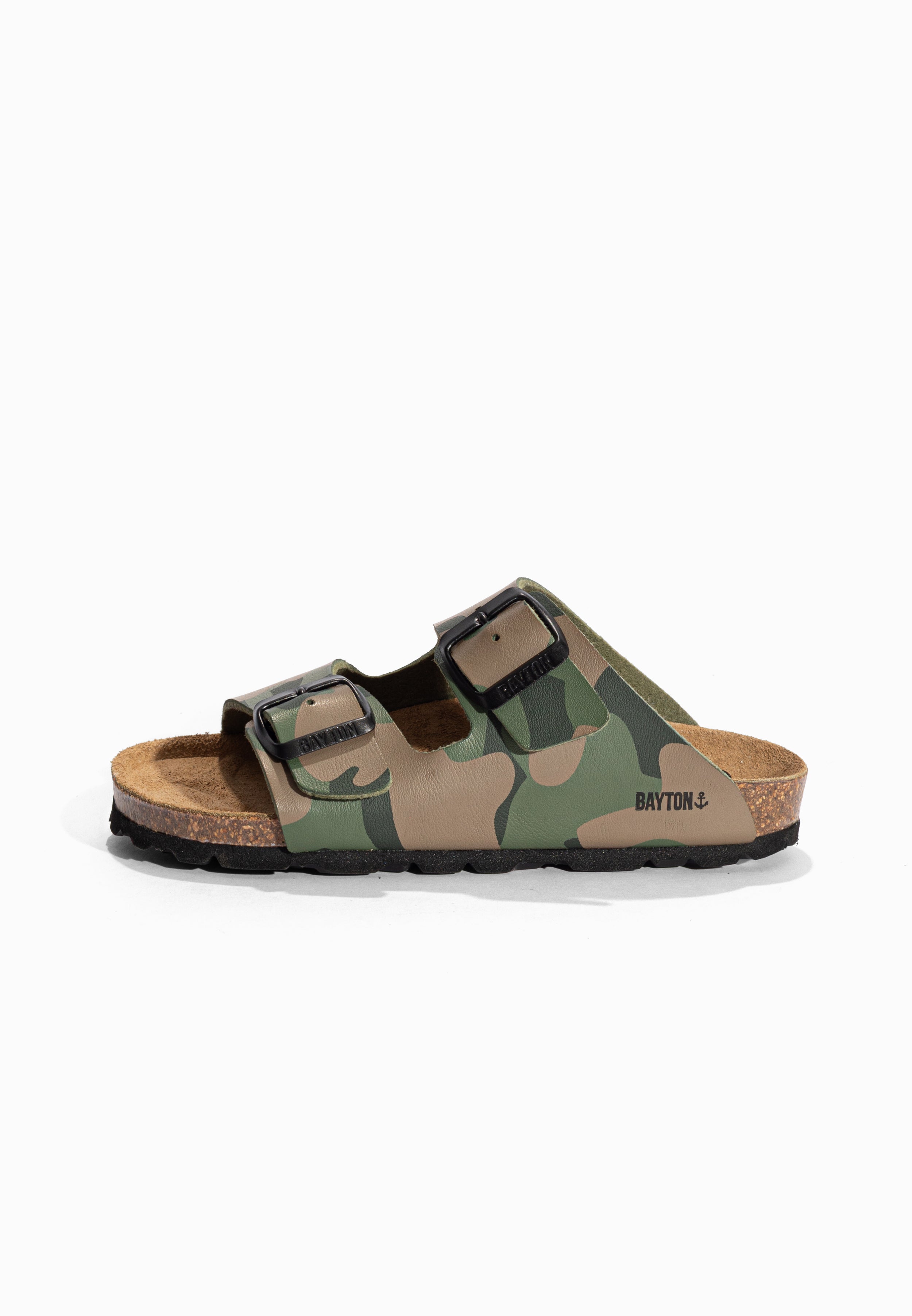 Sandales 2 Brides Atlas Kaki camouflage Bayton pour Enfant
