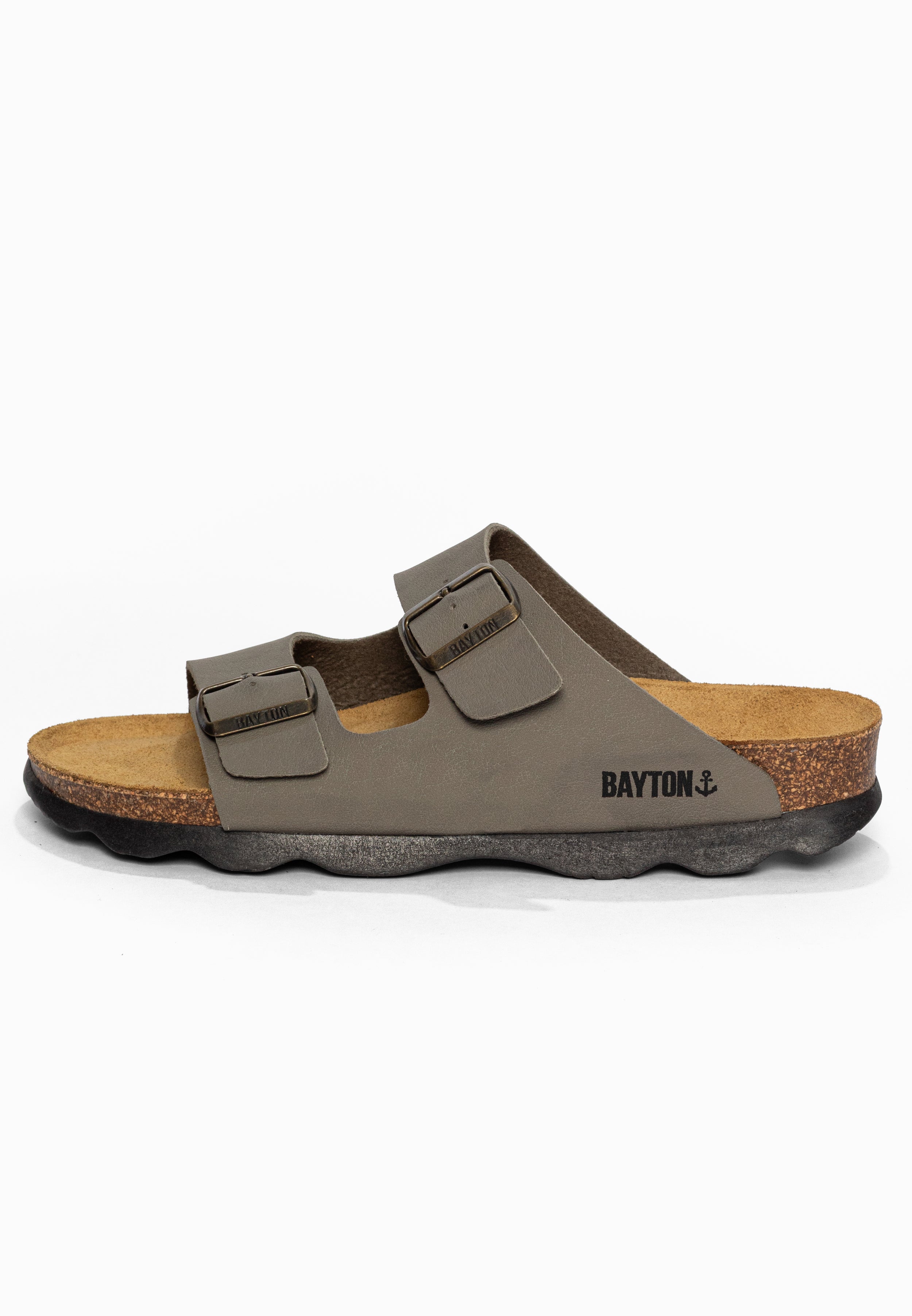 Sandales 2 Brides Atlas Taupe Bayton pour Homme