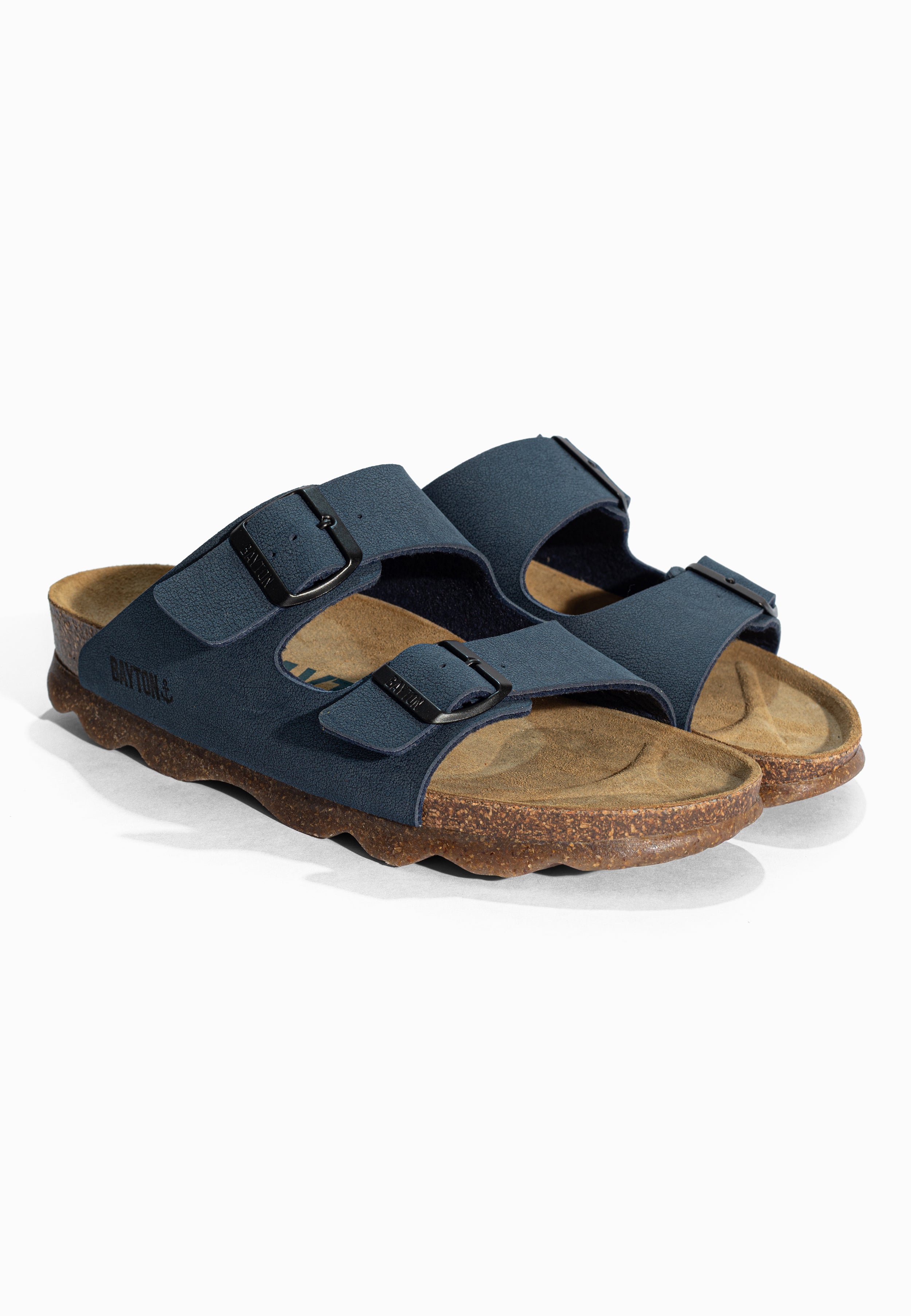 Sandales 2 Brides Atlas Bleu marine Bayton pour Homme