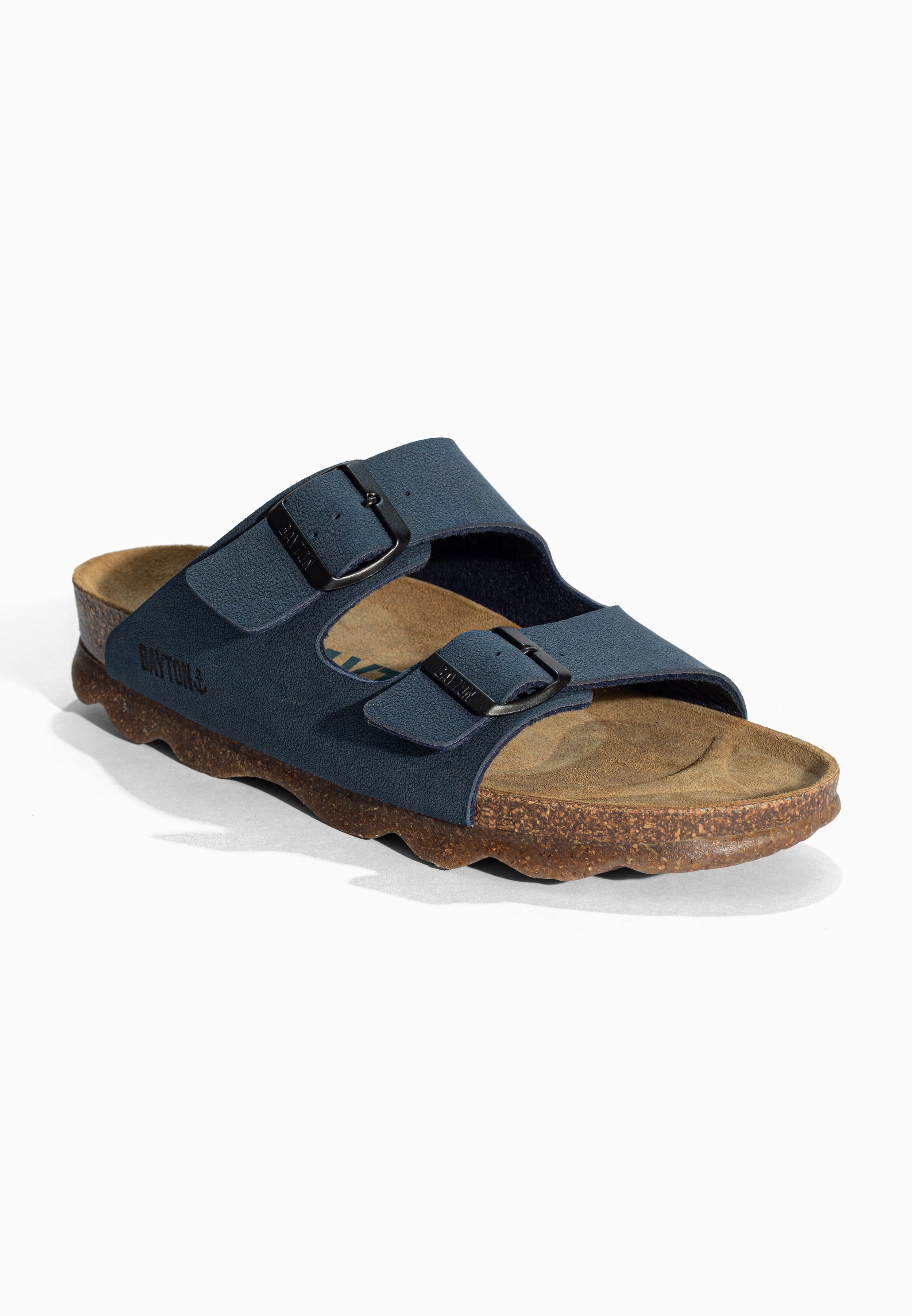 Sandales 2 Brides Atlas Bleu marine Bayton pour Homme