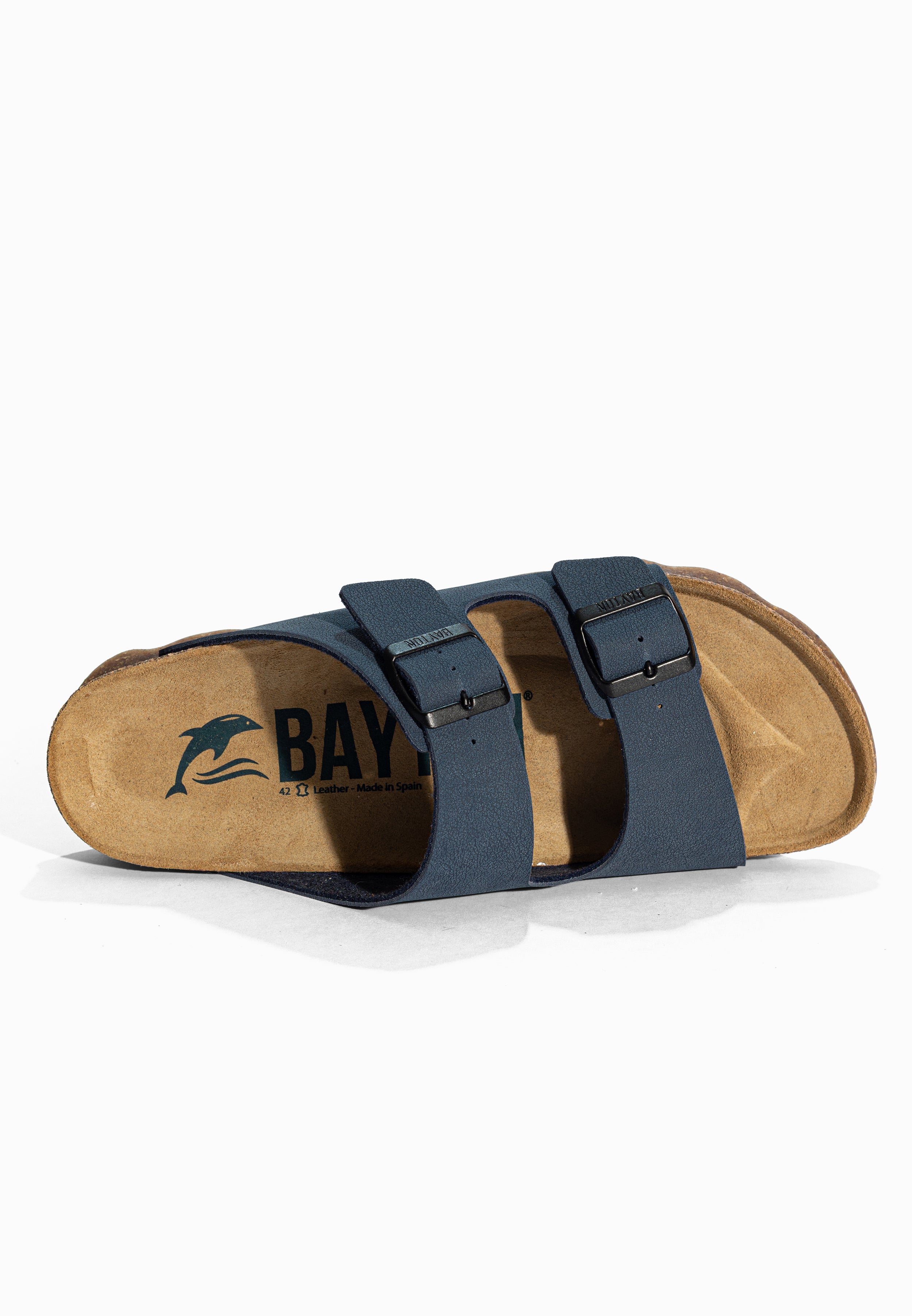 Sandales 2 Brides Atlas Bleu marine Bayton pour Homme