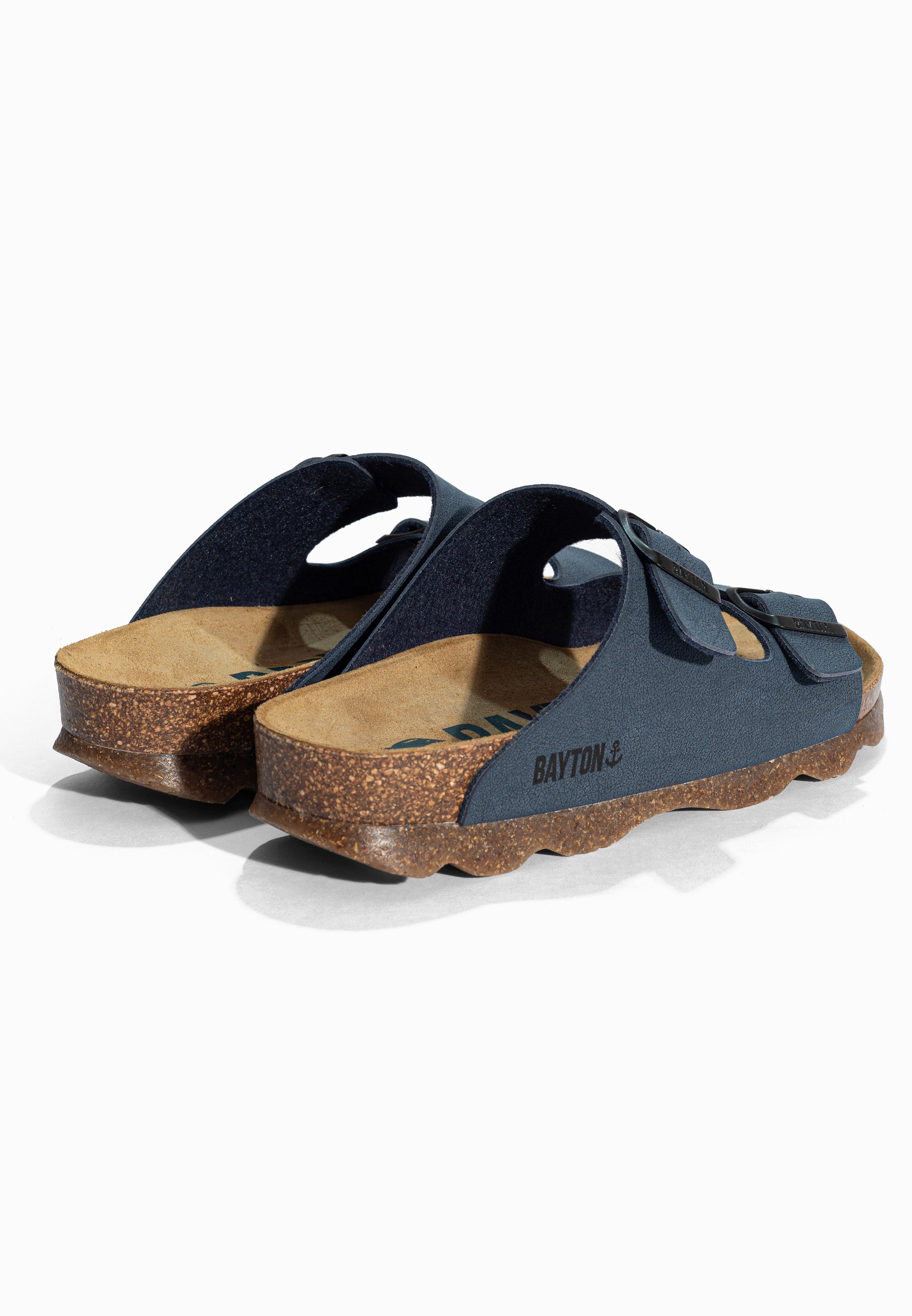 Sandales 2 Brides Atlas Bleu marine Bayton pour Homme
