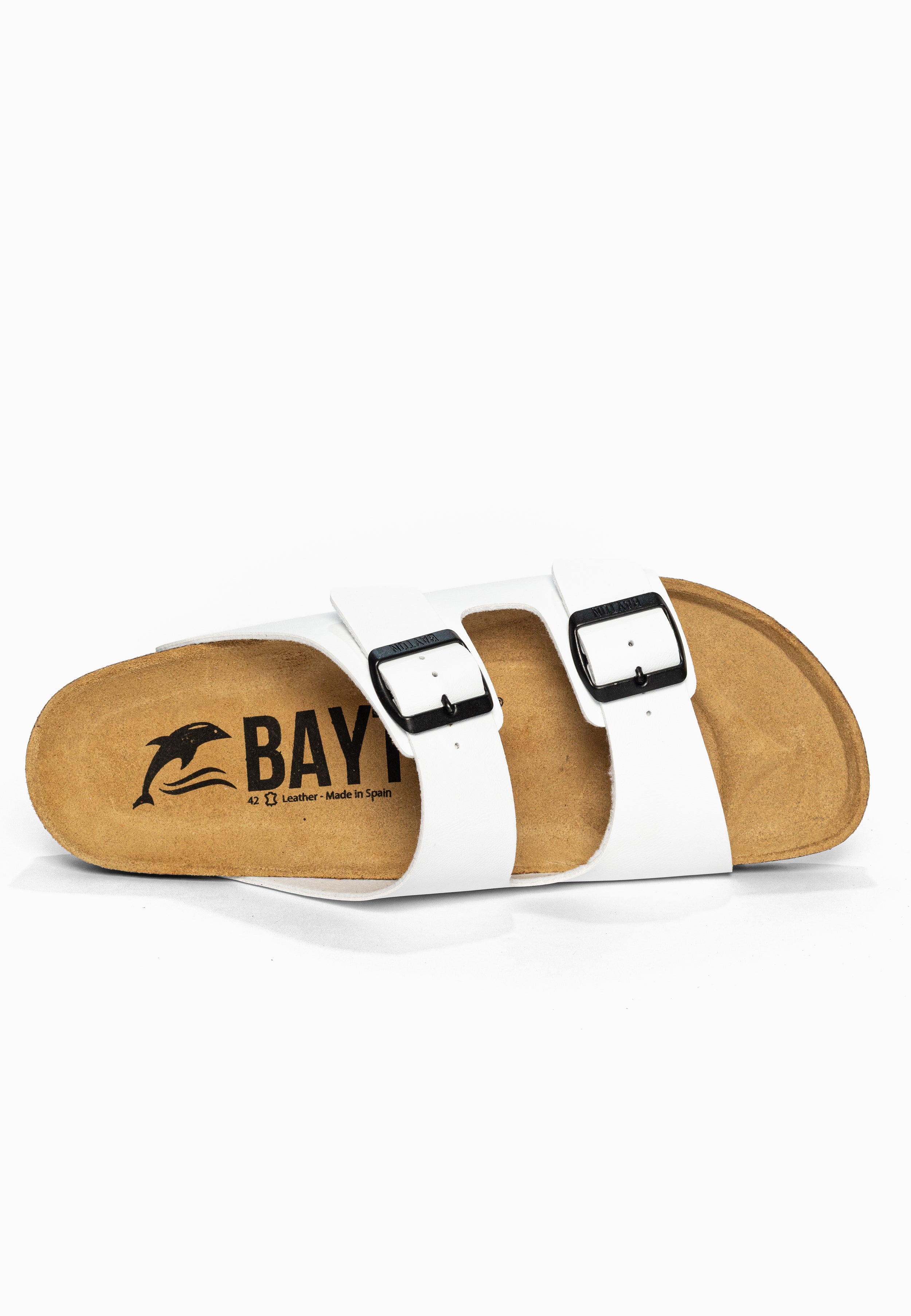Sandales 2 Brides Atlas Blanc Bayton pour Homme