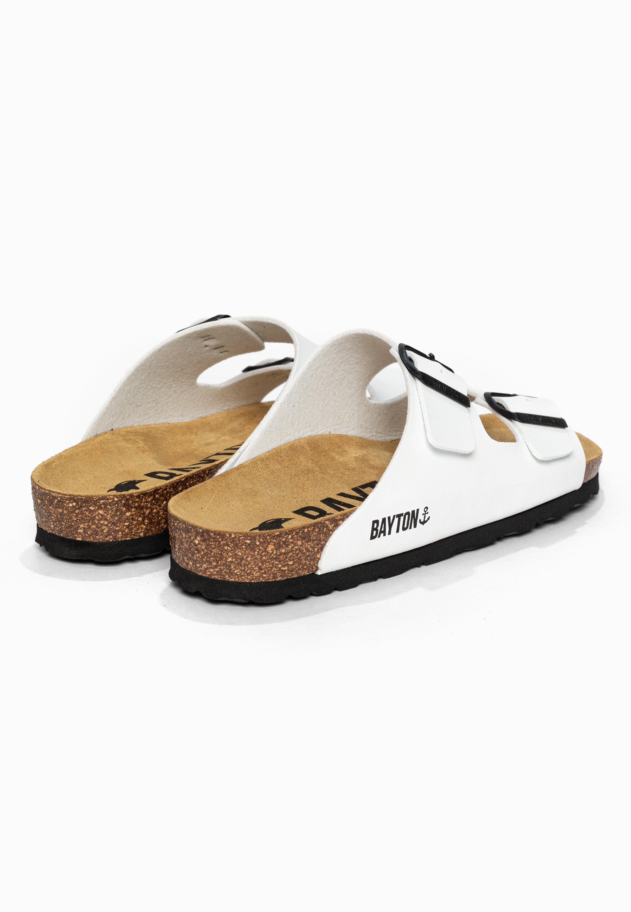 Sandales 2 Brides Atlas Blanc Bayton pour Homme