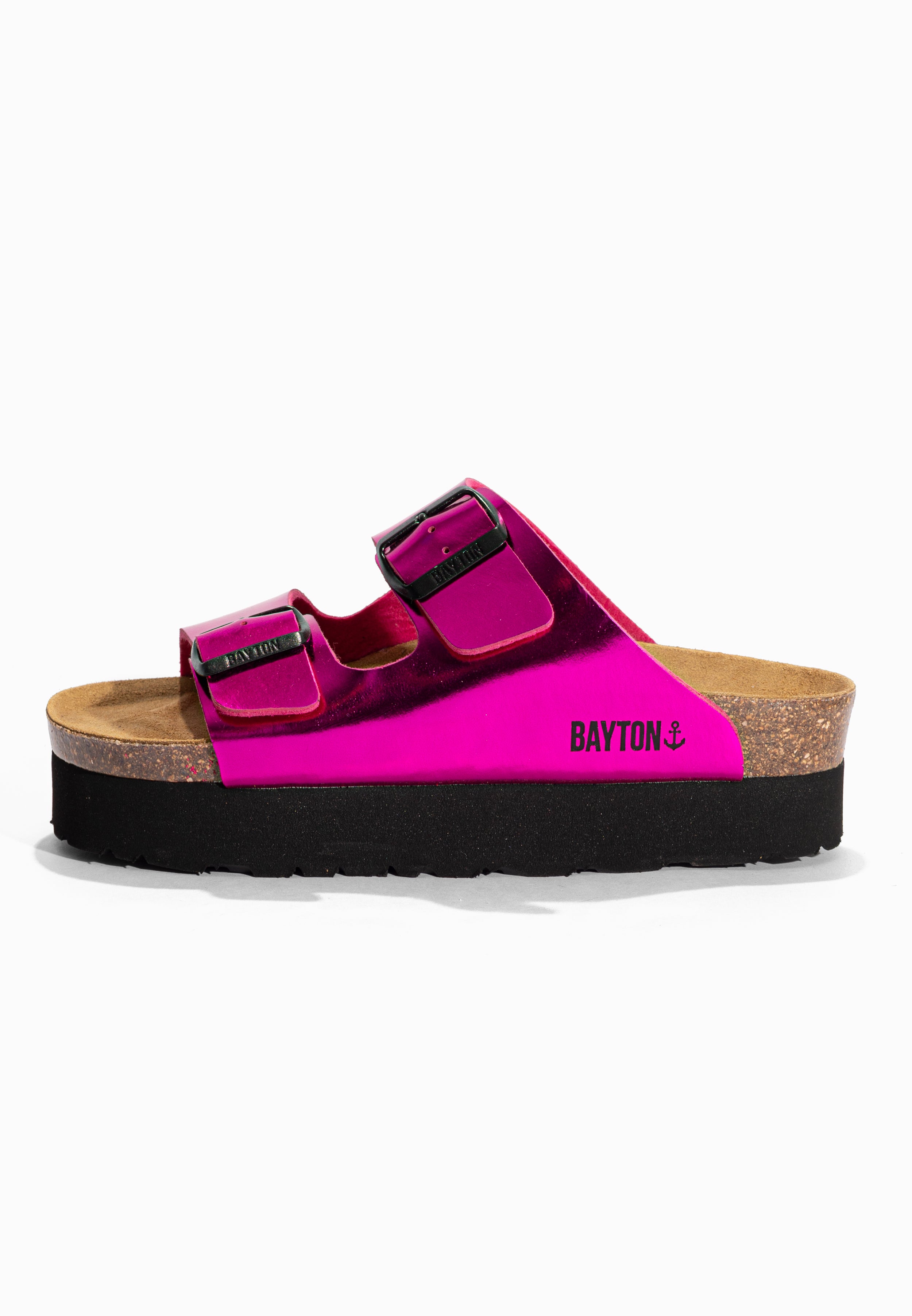Sandales à Plateforme Japet Fuschia Bayton pour Femme