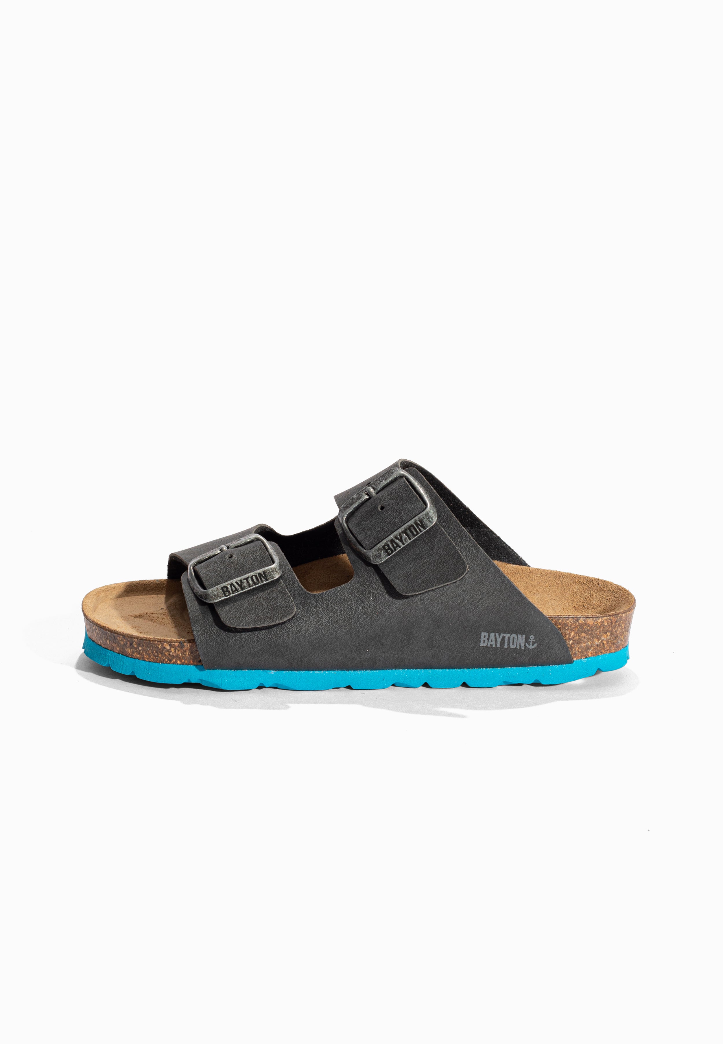 Sandales 2 Brides Atlas Anthracite Bayton pour Enfant