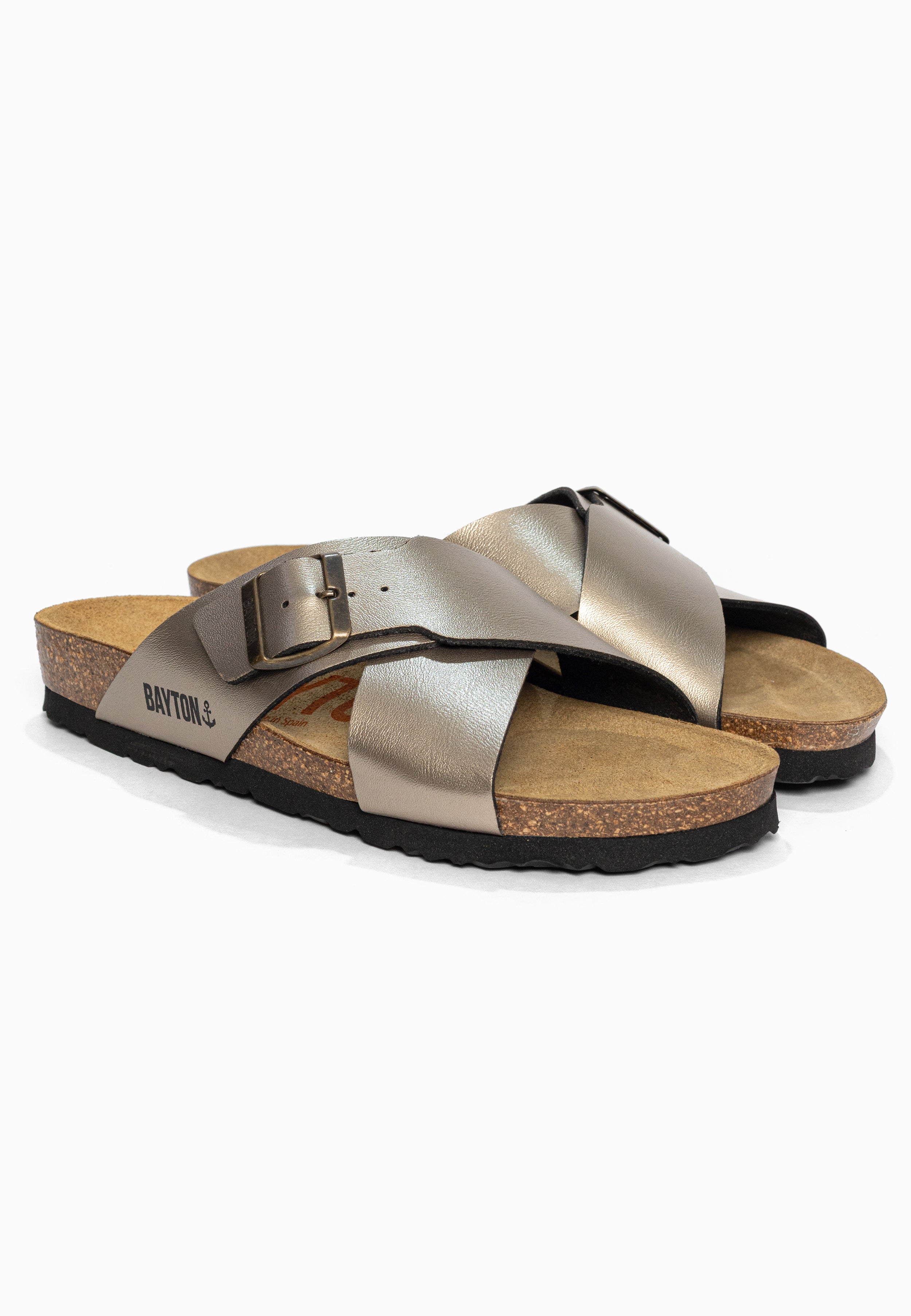 Sandales 2 Brides Era Mocha Bayton pour Femme