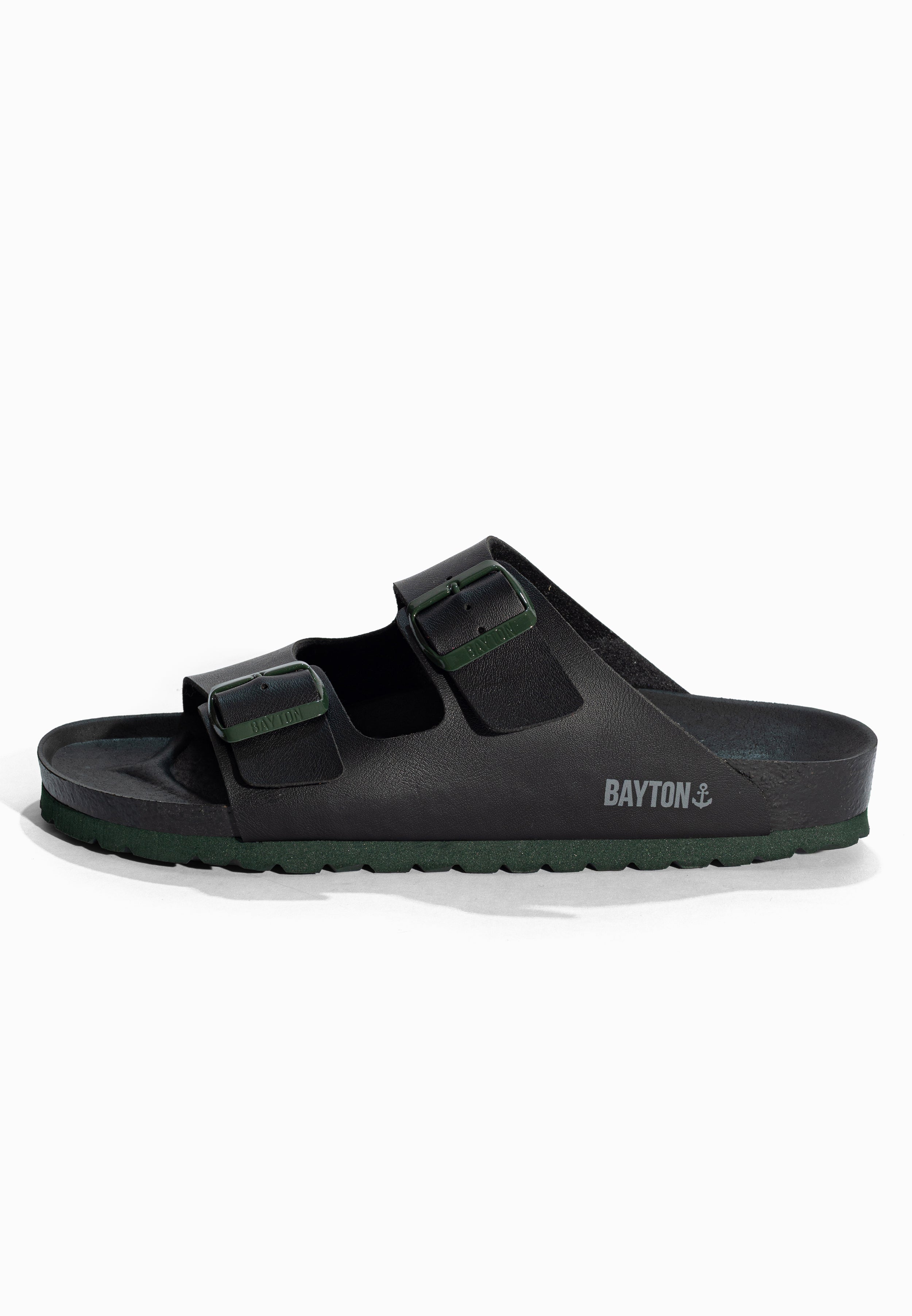 Sandales 2 Brides Atlas Noir Bayton pour Homme