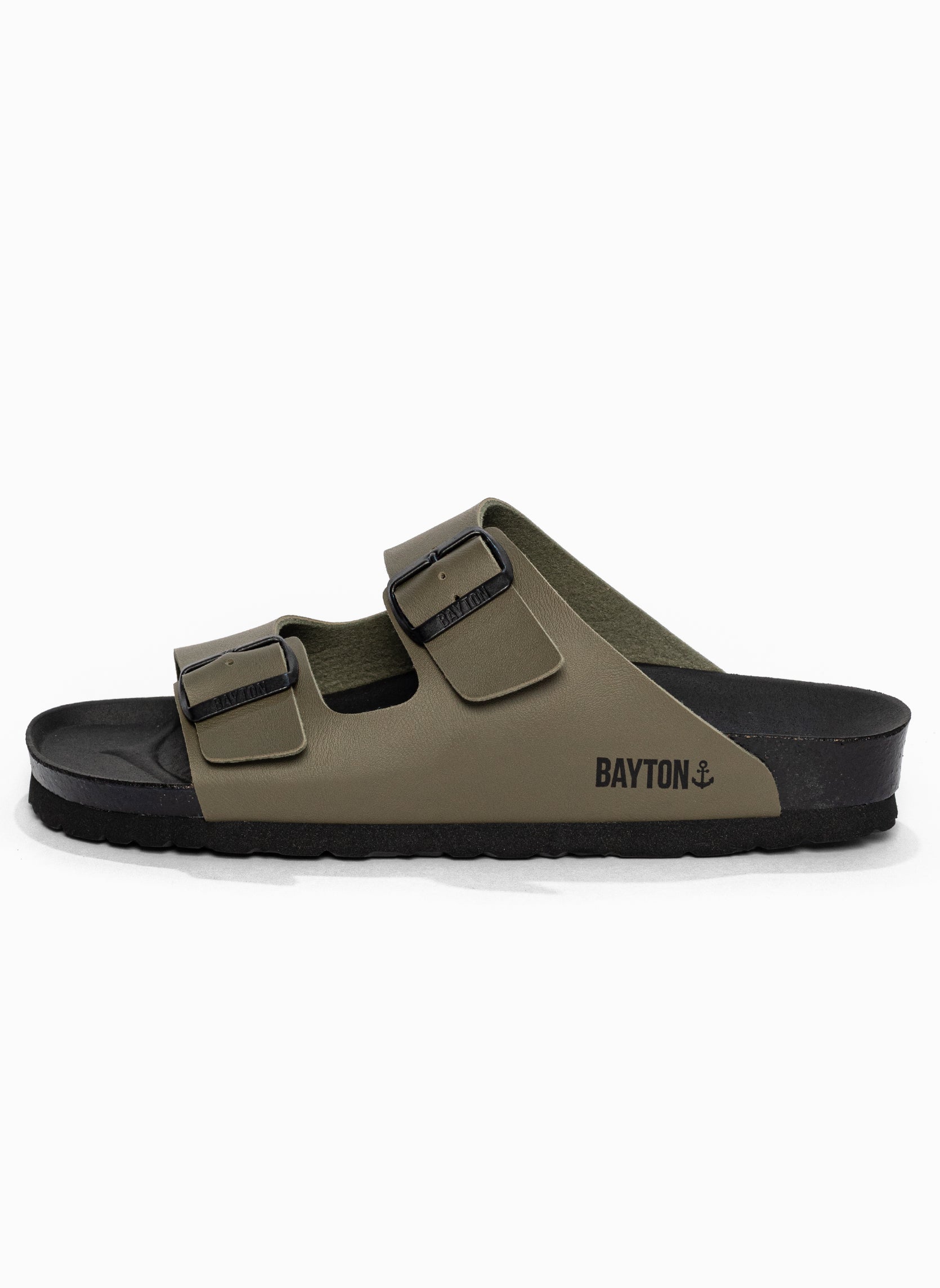 Sandales 2 Brides Atlas Kaki Bayton pour Homme