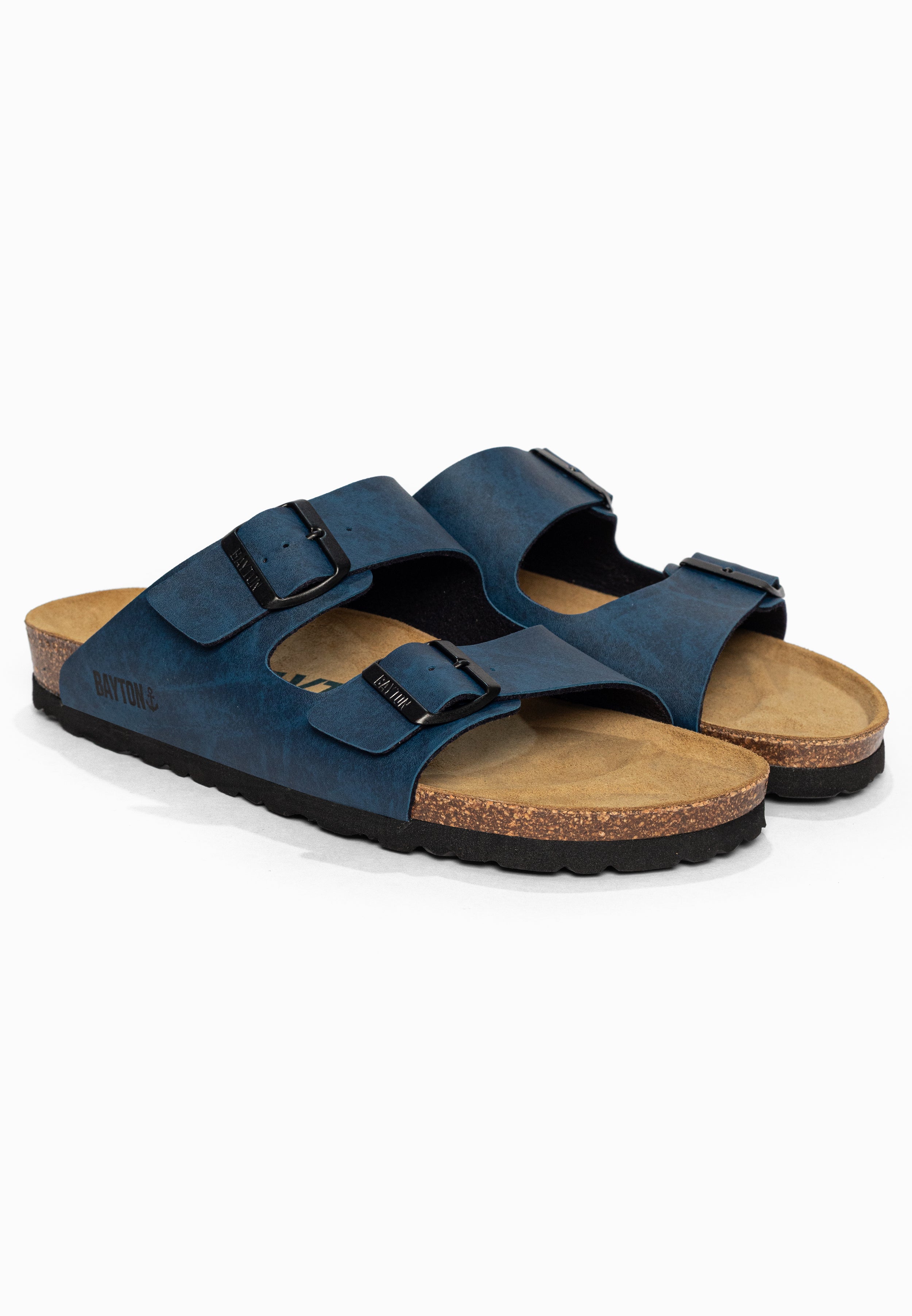 Sandales 2 Brides Atlas Bleu Bayton pour Homme