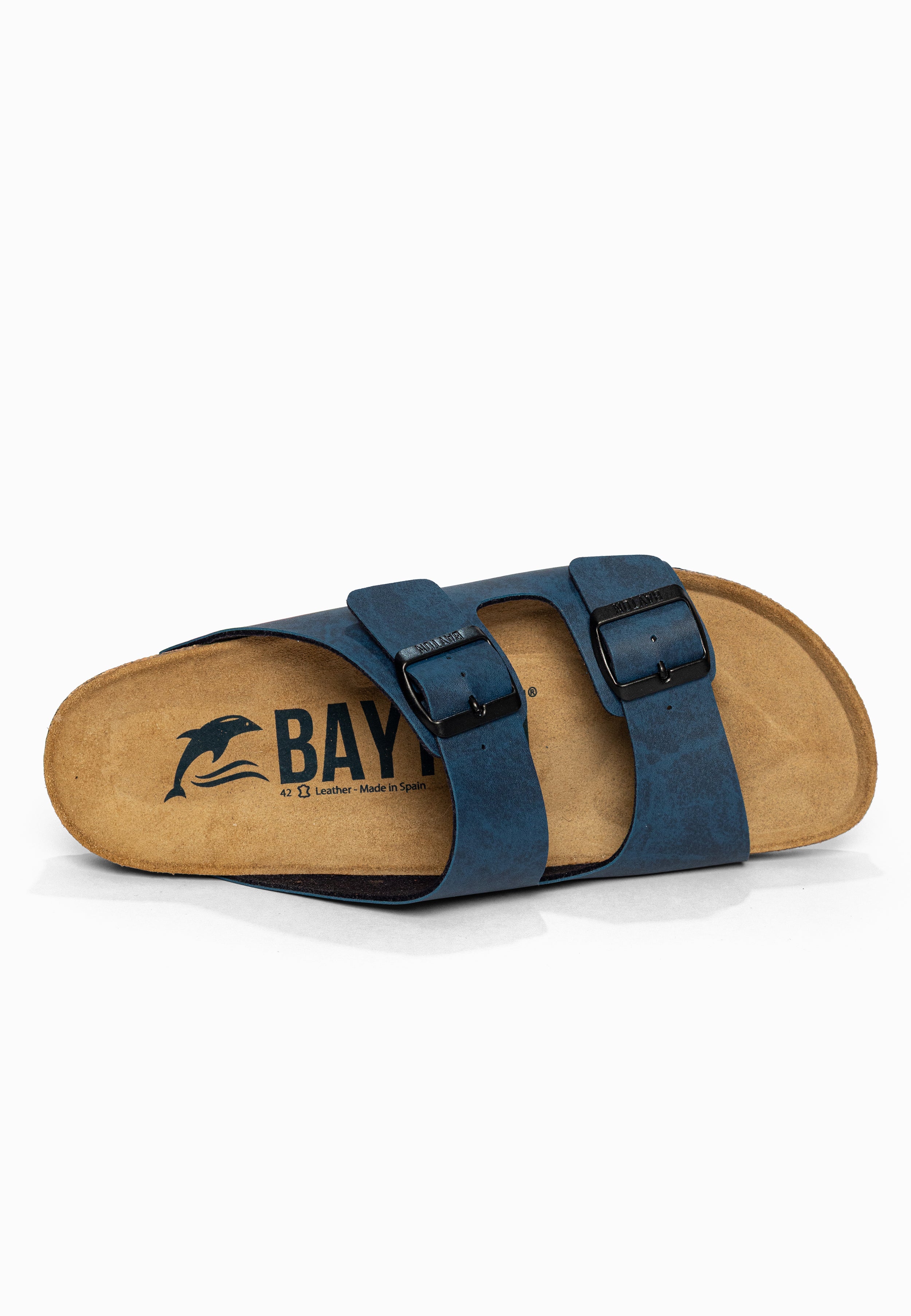 Sandales 2 Brides Atlas Bleu Bayton pour Homme