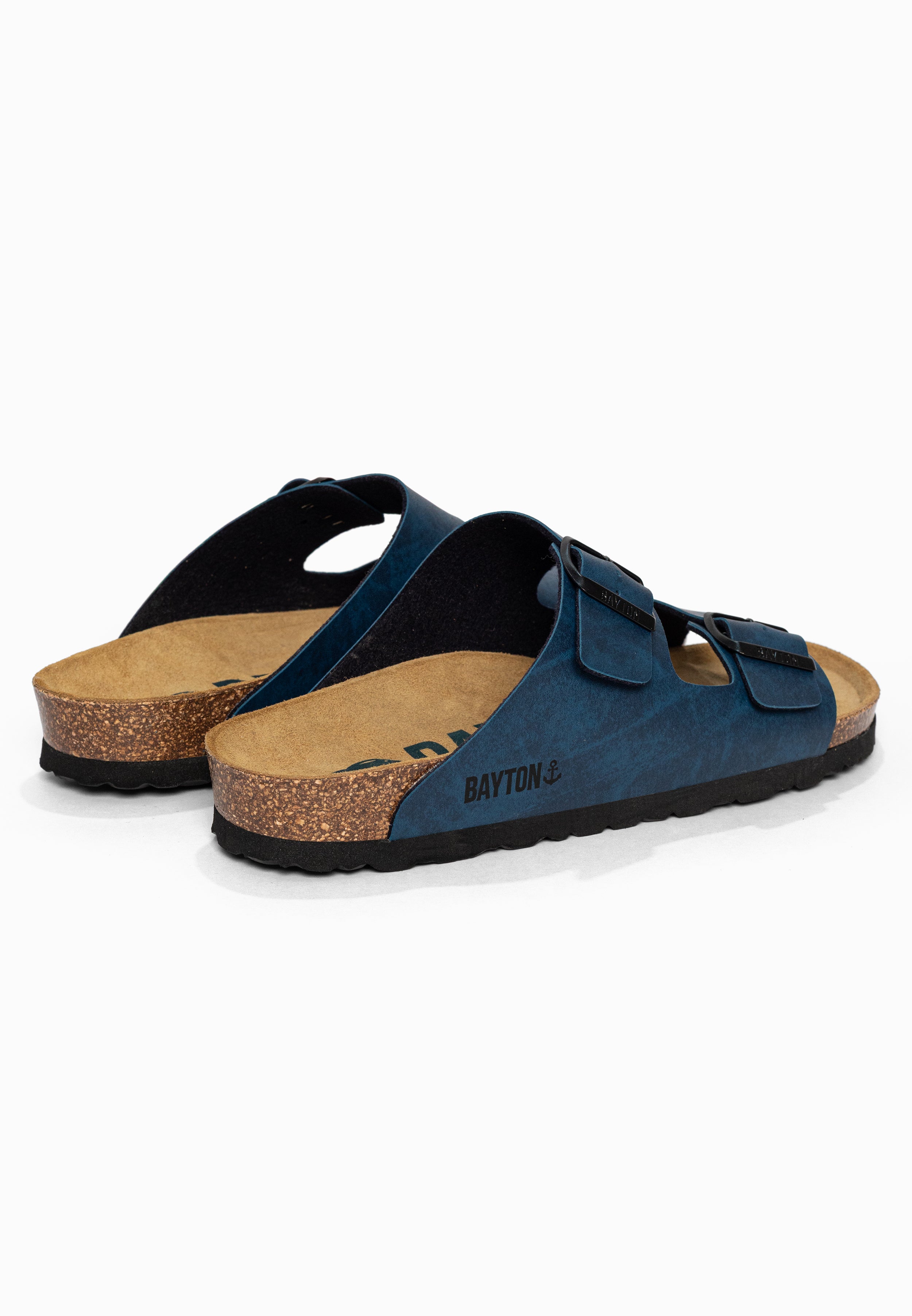 Sandales 2 Brides Atlas Bleu Bayton pour Homme