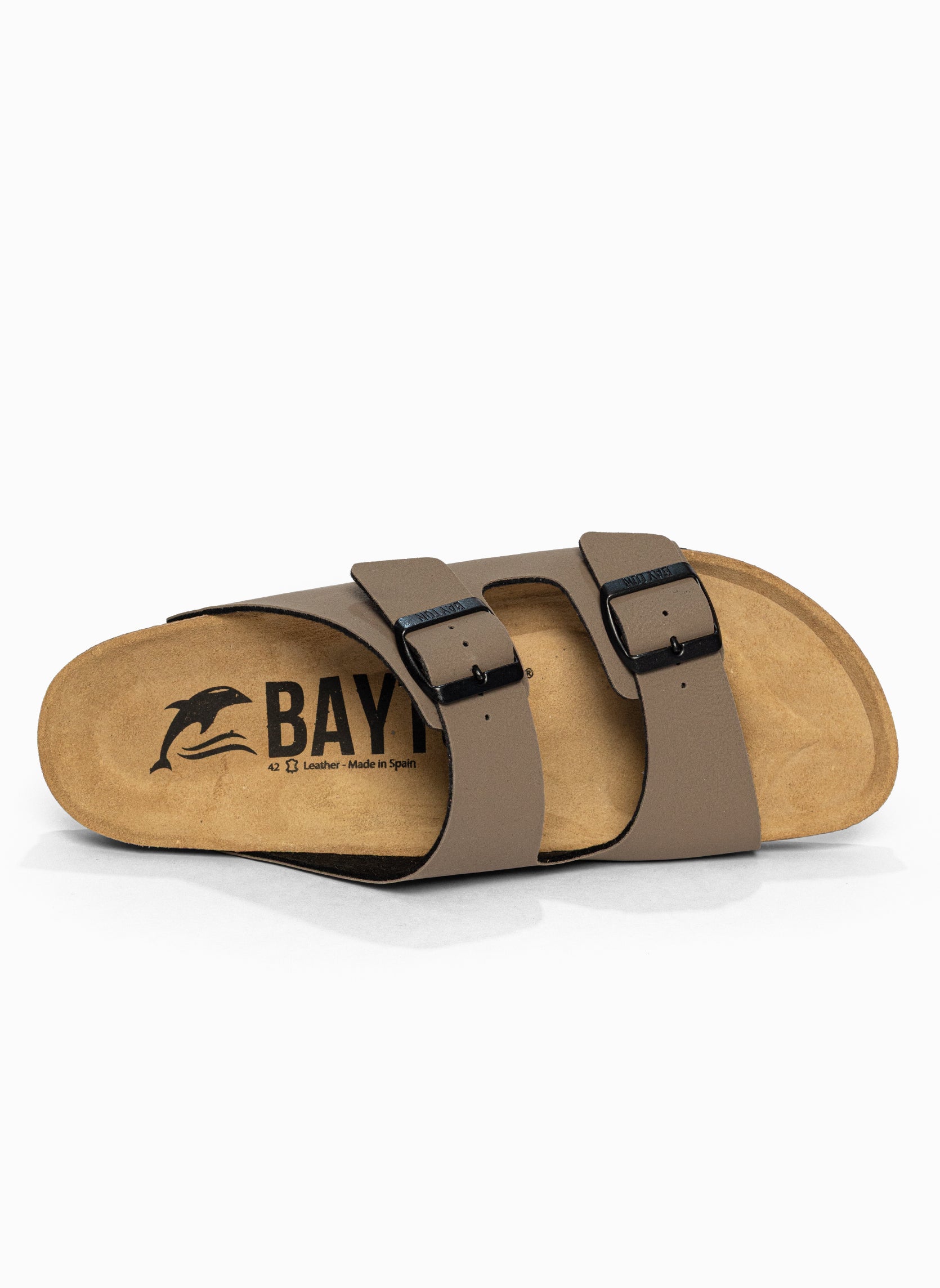 Sandales 2 Brides Atlas Taupe Bayton pour Homme