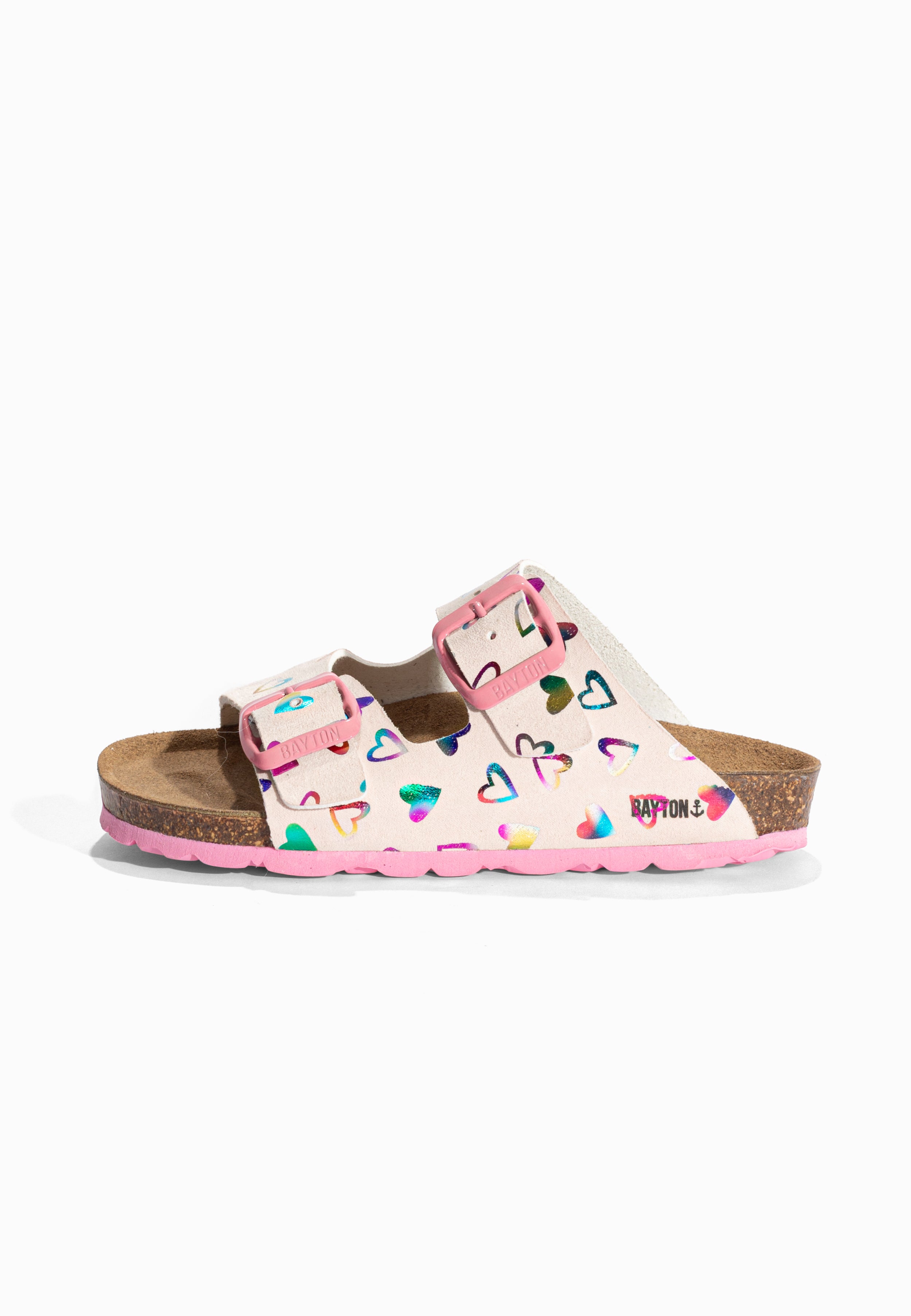 Sandales 2 Brides Atlas Blanc Bayton pour Enfant