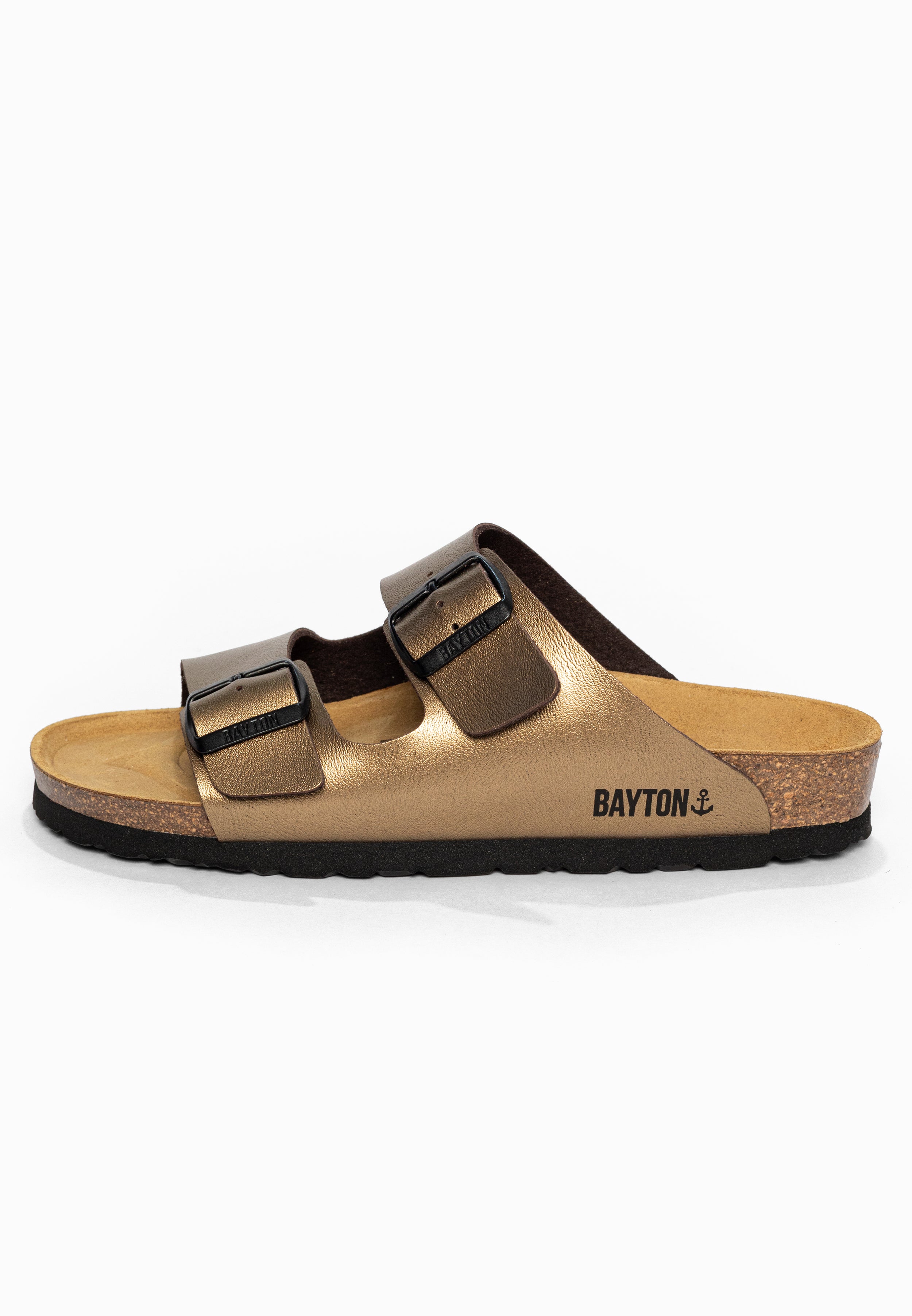 Sandales 2 Brides Atlas Bronze Bayton pour Femme