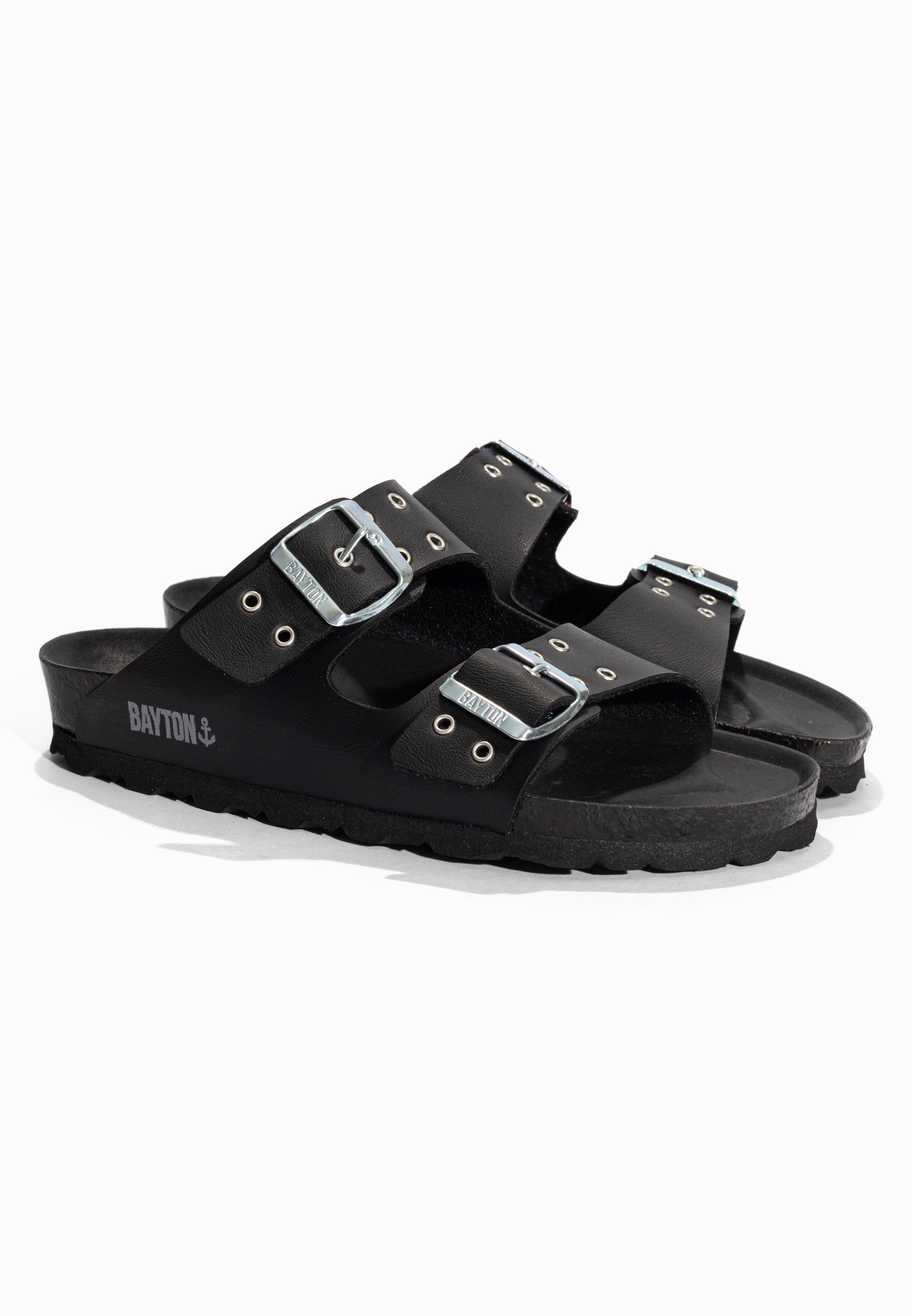 Sandales 2 Brides Andy Noir Bayton pour Femme