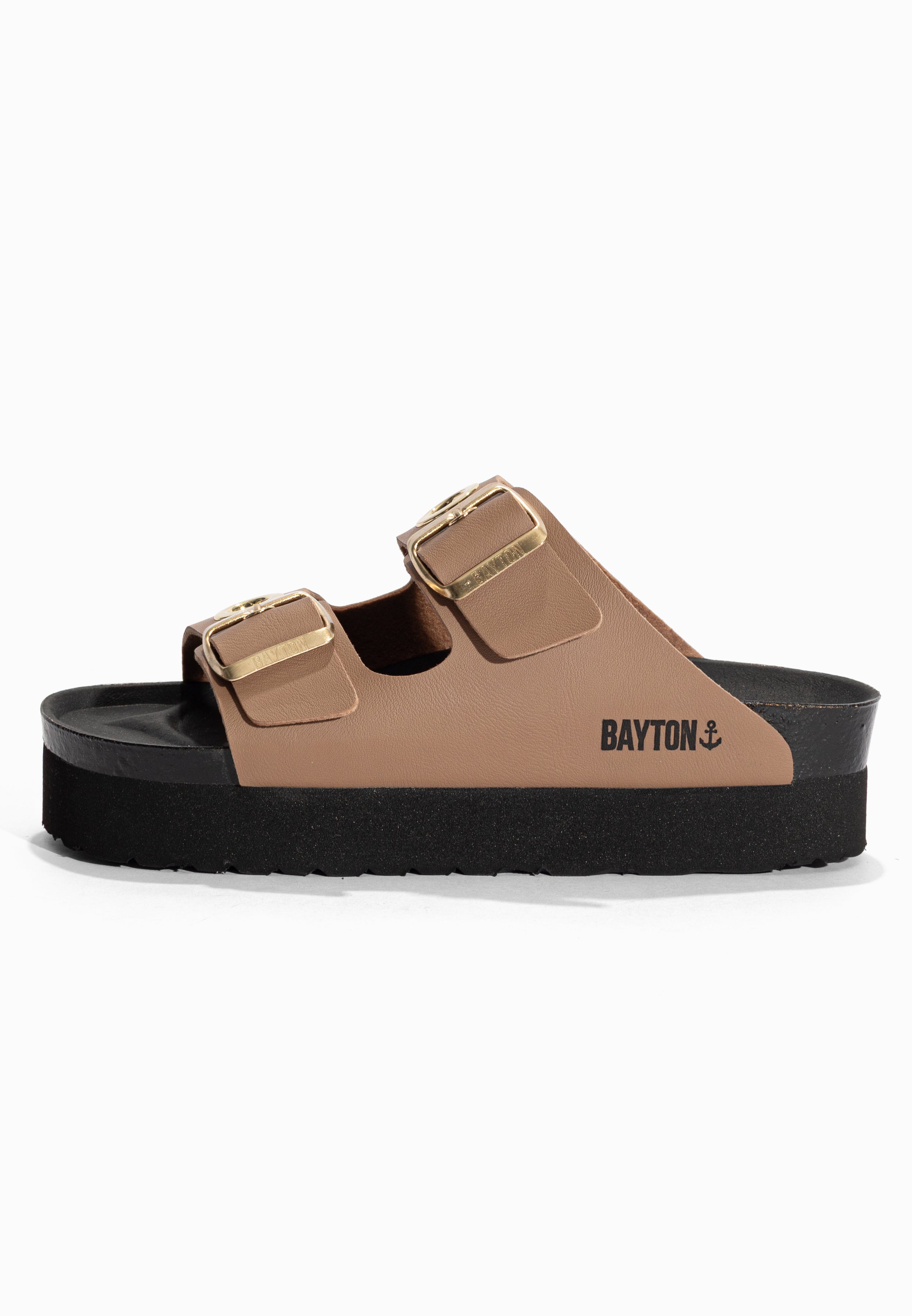 Sandales à Plateforme Jackie Beige Bayton pour Femme