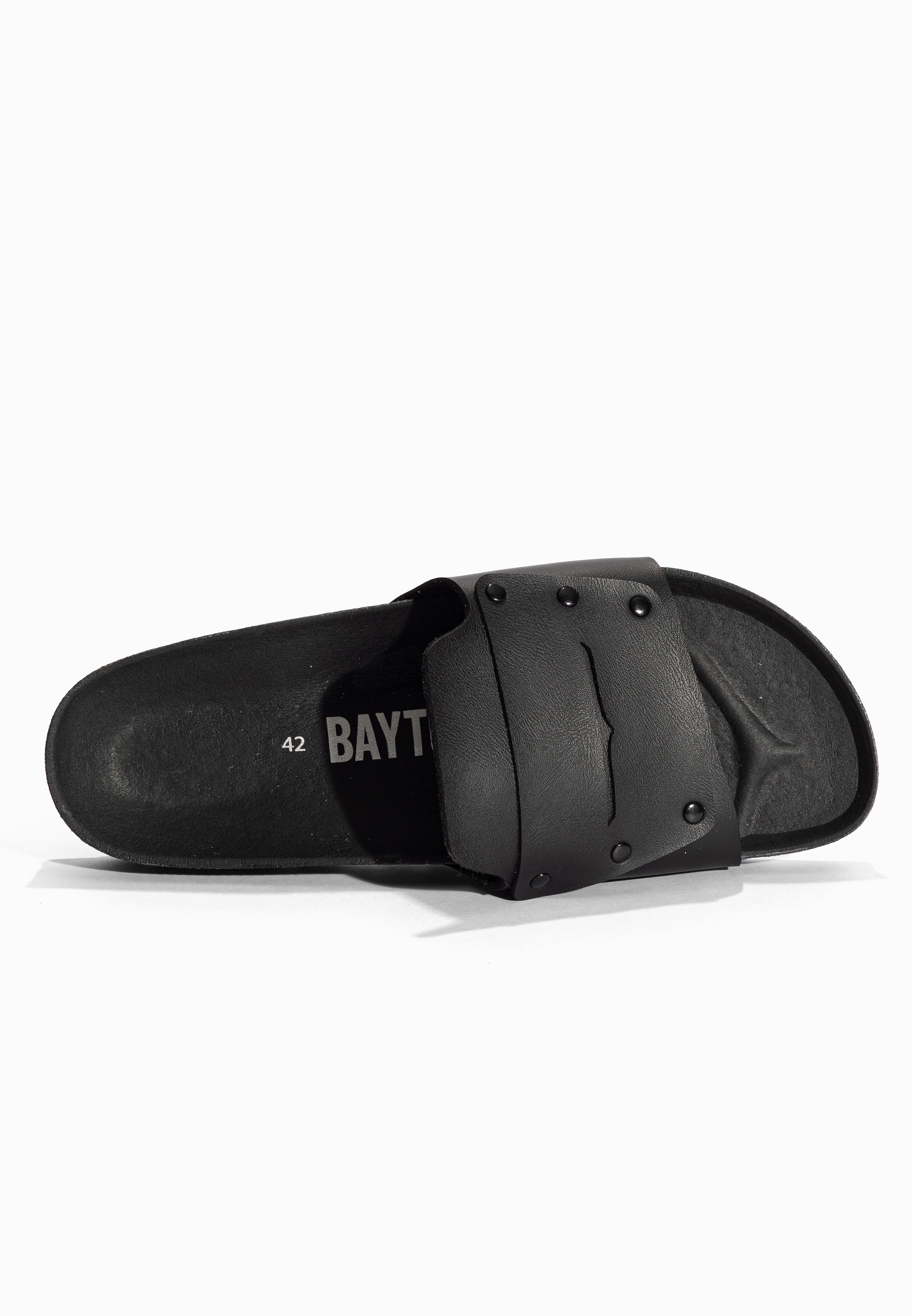 Sandales 1 Bride Mateo Noir Bayton pour Homme