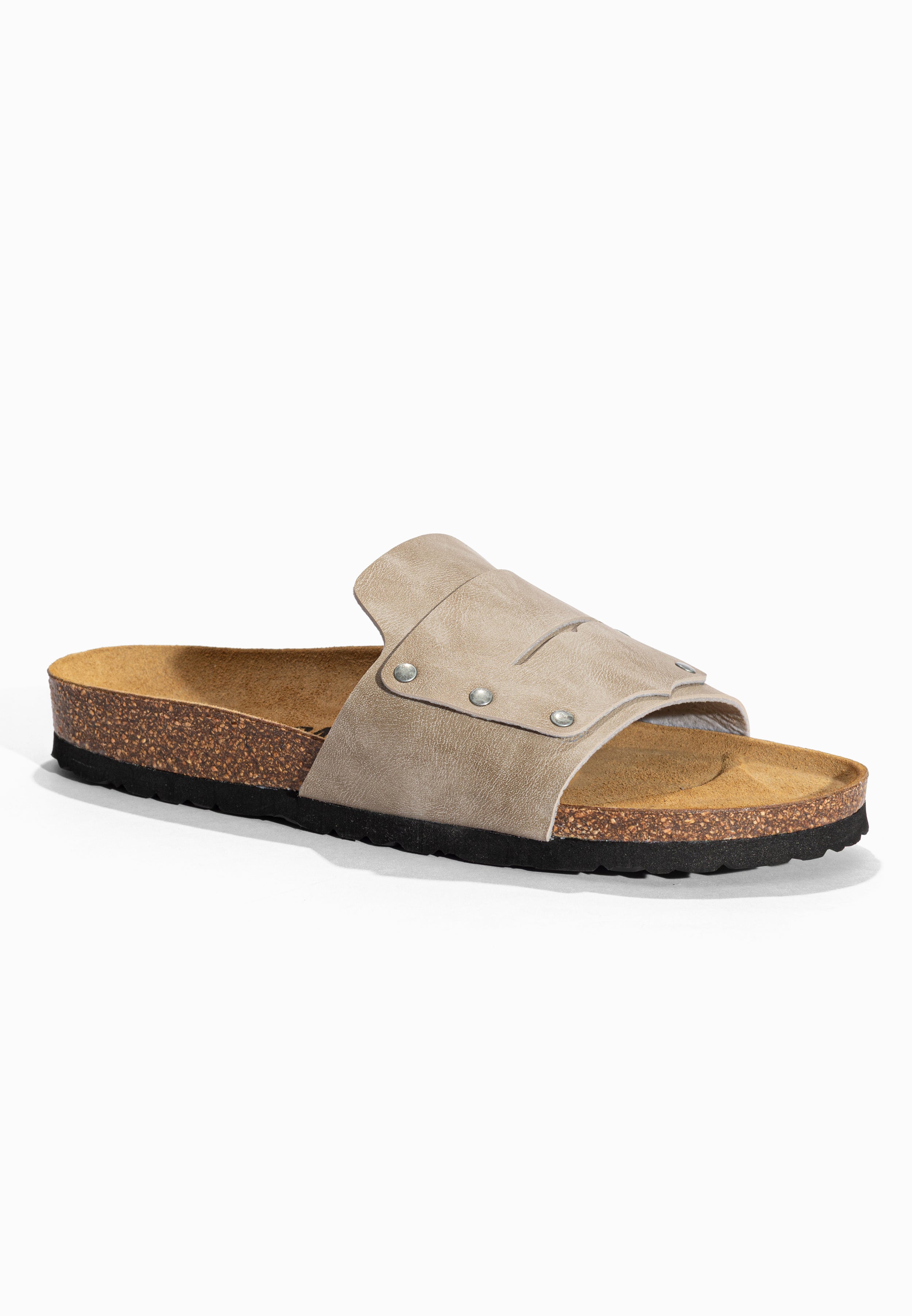 Sandales 1 Bride Mateo Taupe Bayton pour Homme
