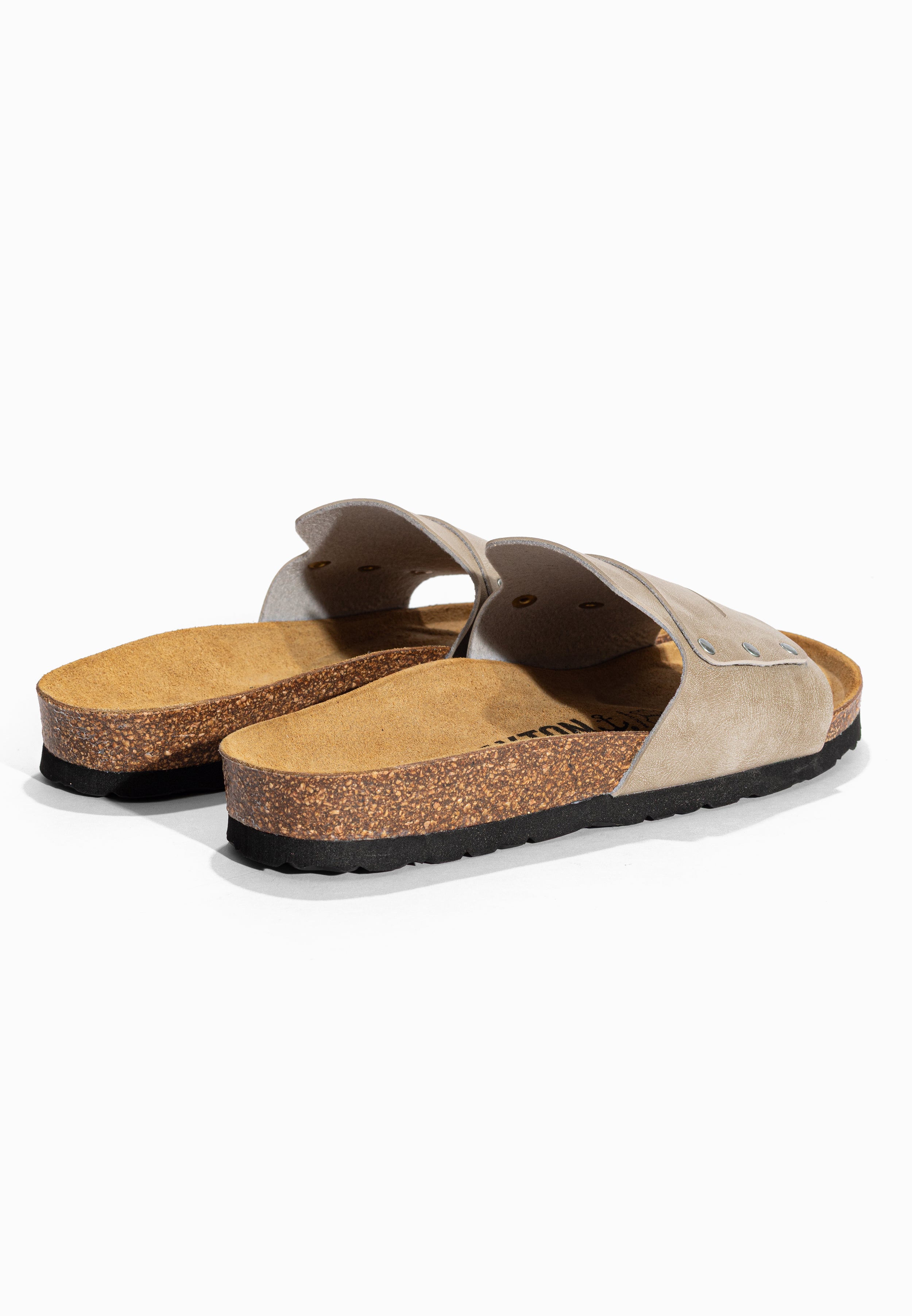 Sandales 1 Bride Mateo Taupe Bayton pour Homme