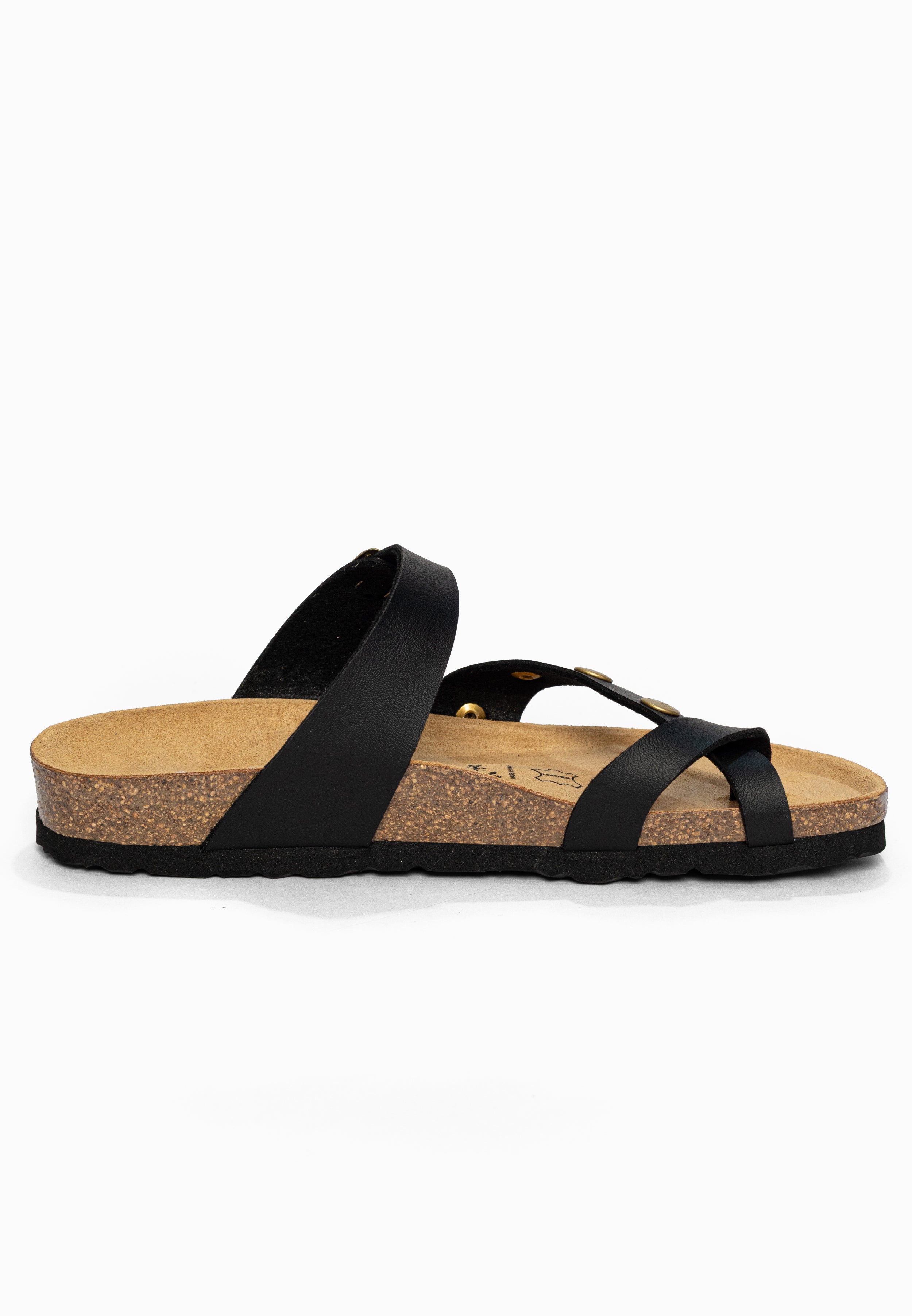 Sandales à Entre-doigts Divine Noir Bayton pour Femme