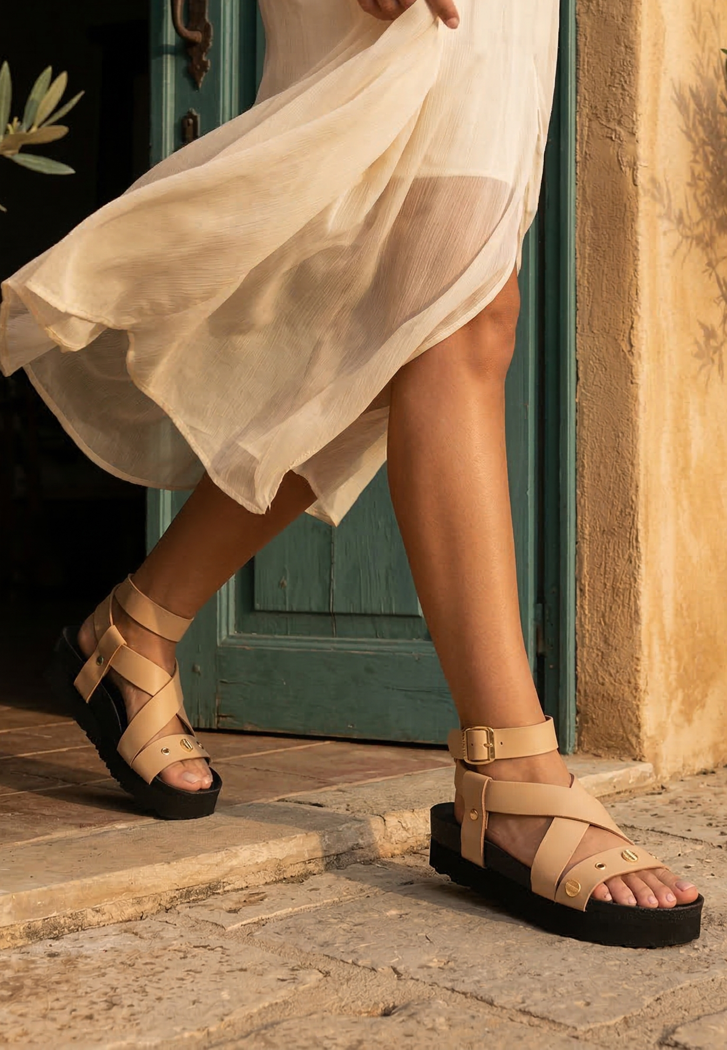 Sandales Mylene Beige