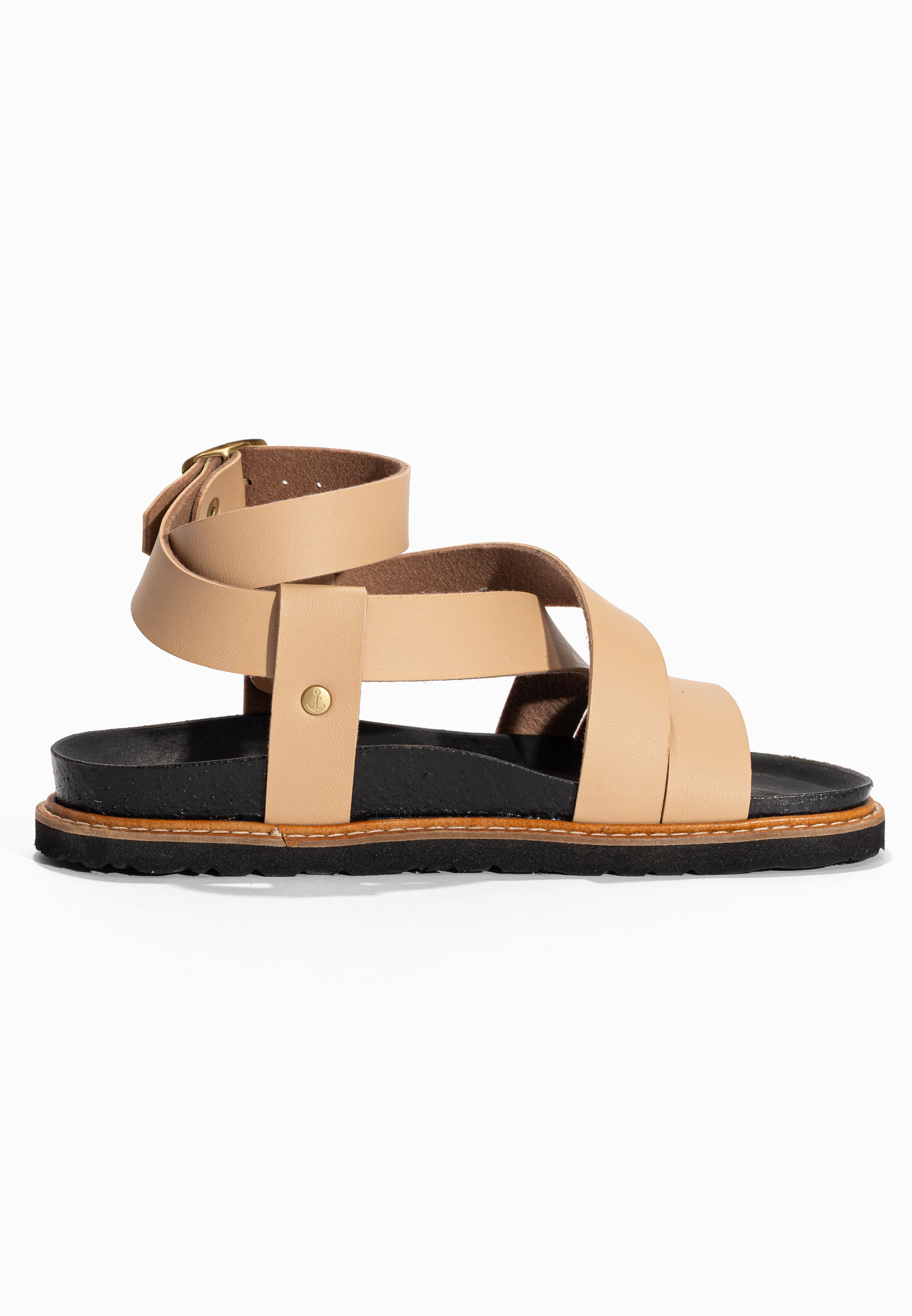 Sandales Multi-Brides Myla Beige Bayton pour Femme