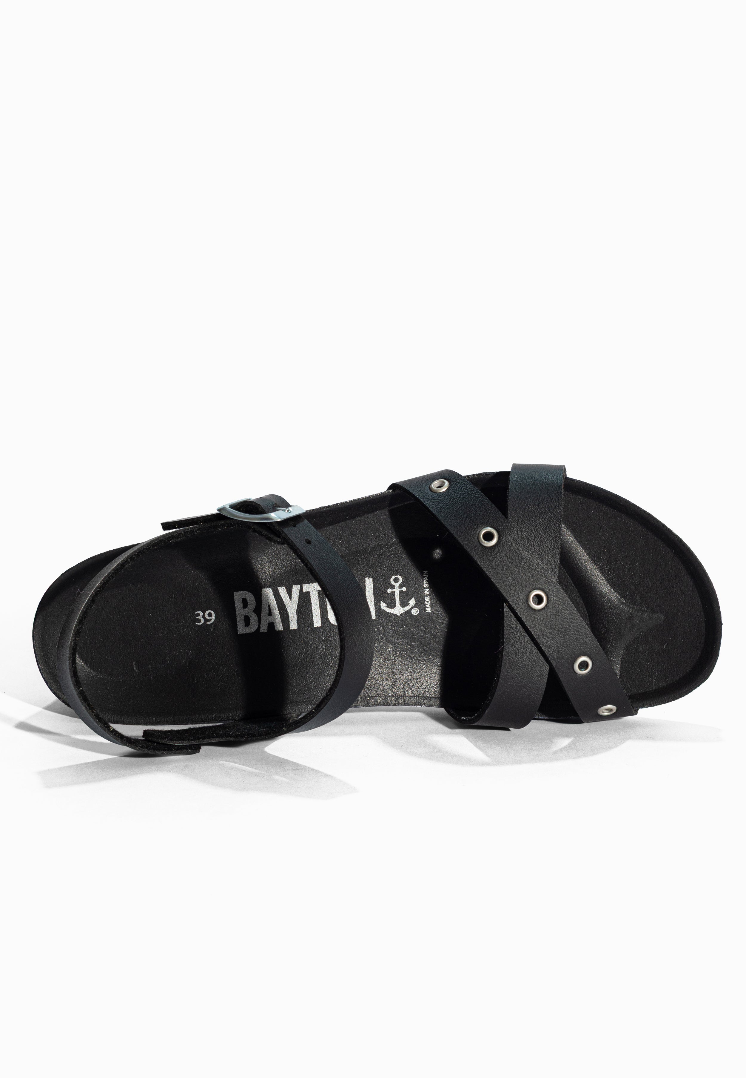 Sandales Compensées et Semi-compensées Candice Noir Bayton pour Femme