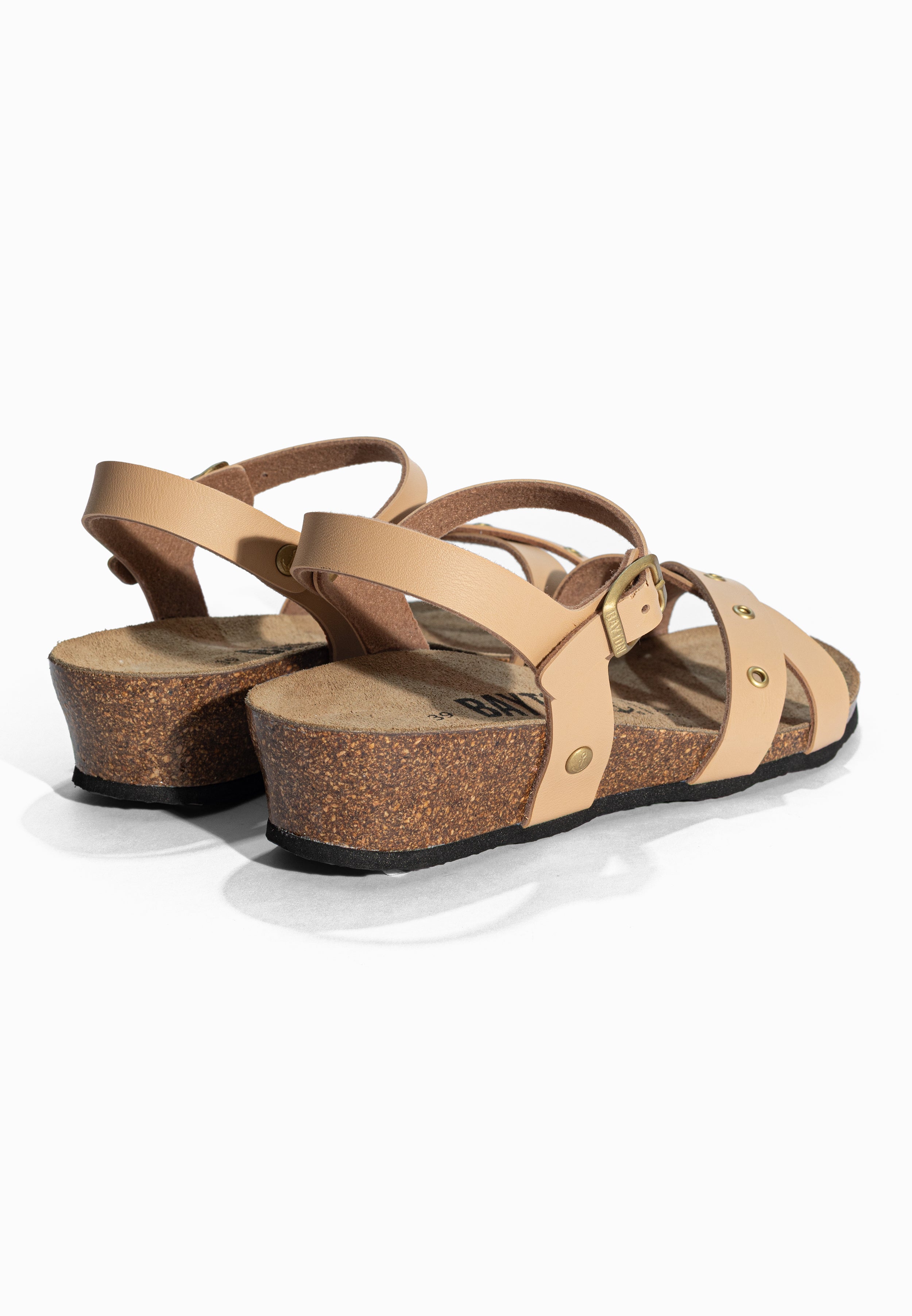 Sandales Compensées et Semi-compensées Candice Beige Bayton pour Femme