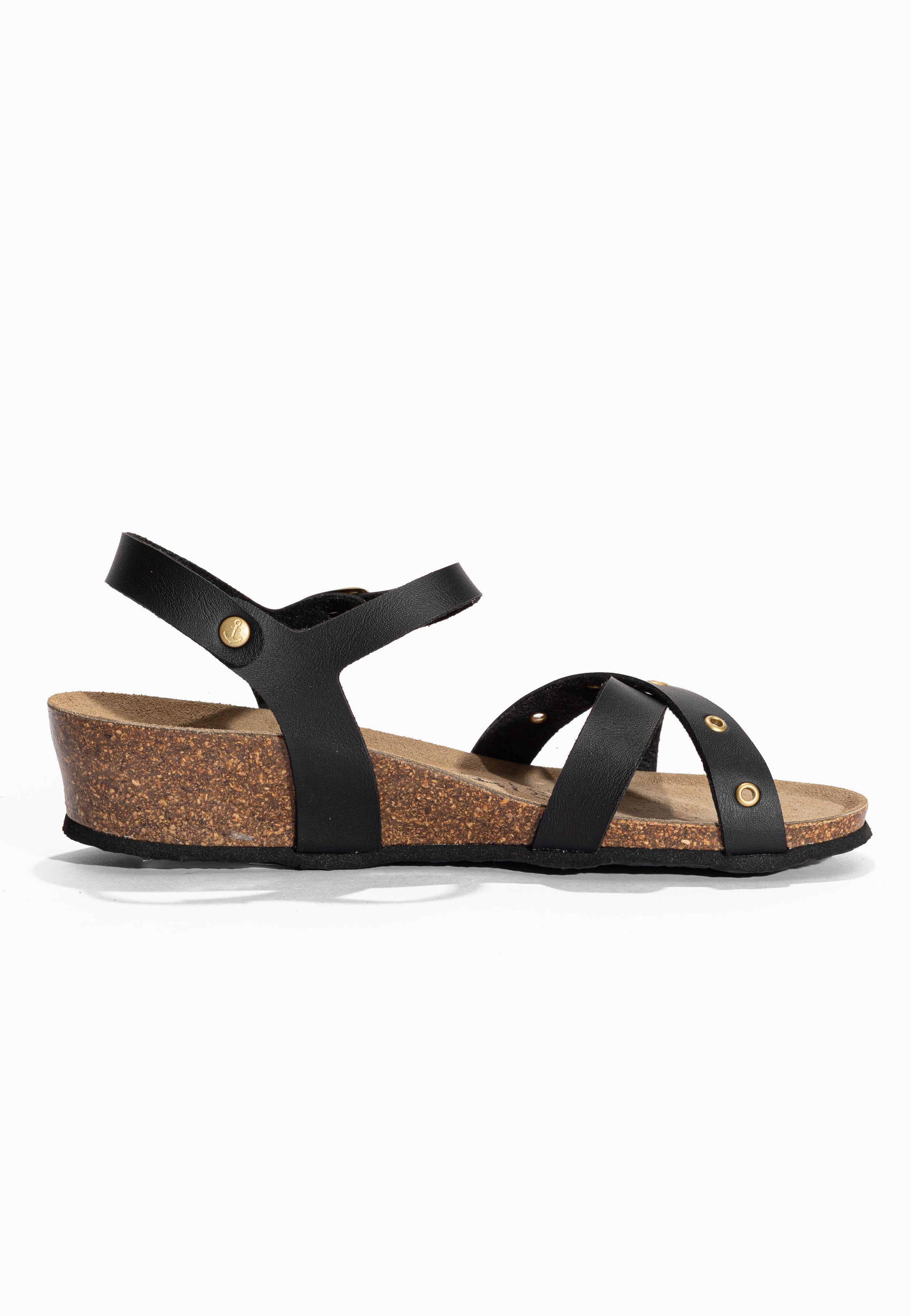 Sandales Compensées et Semi-compensées Candice Noir Bayton pour Femme