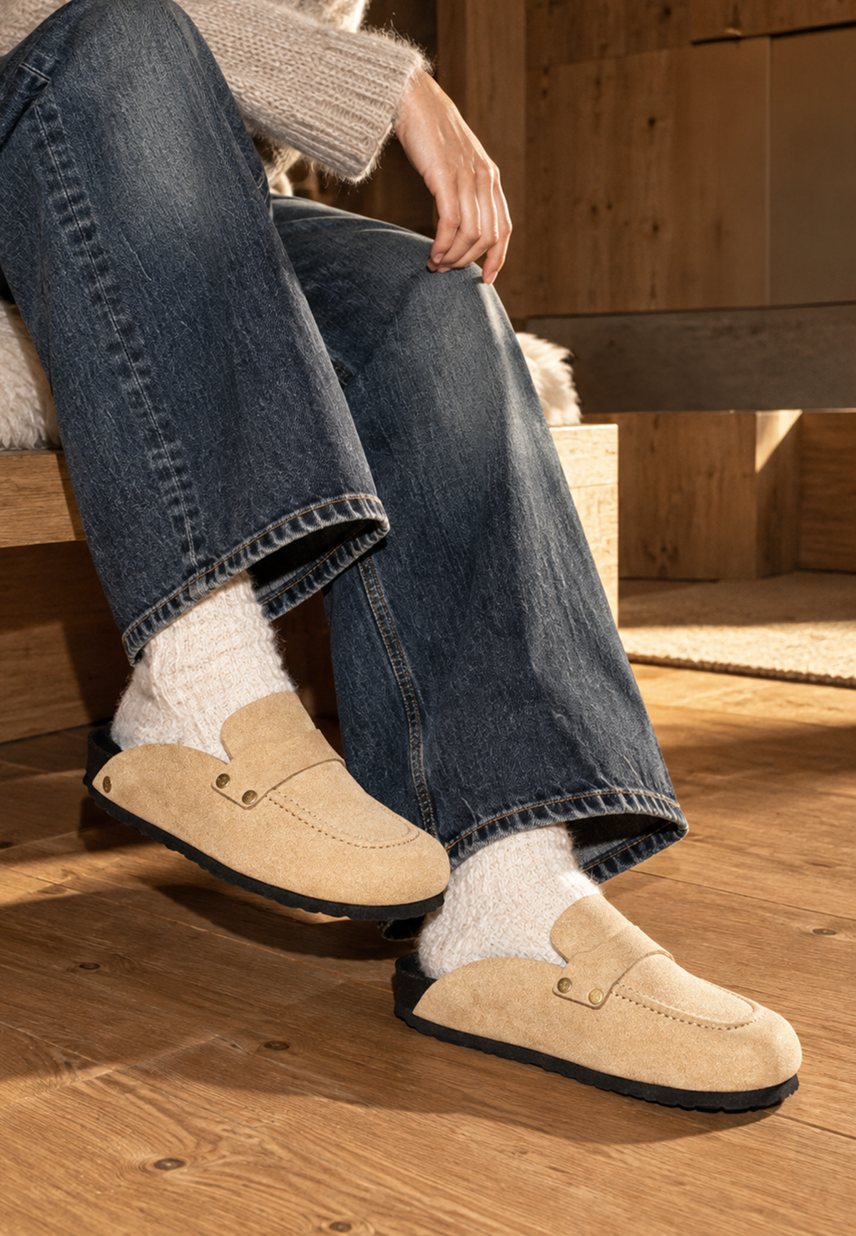 Sabots Hugo Beige