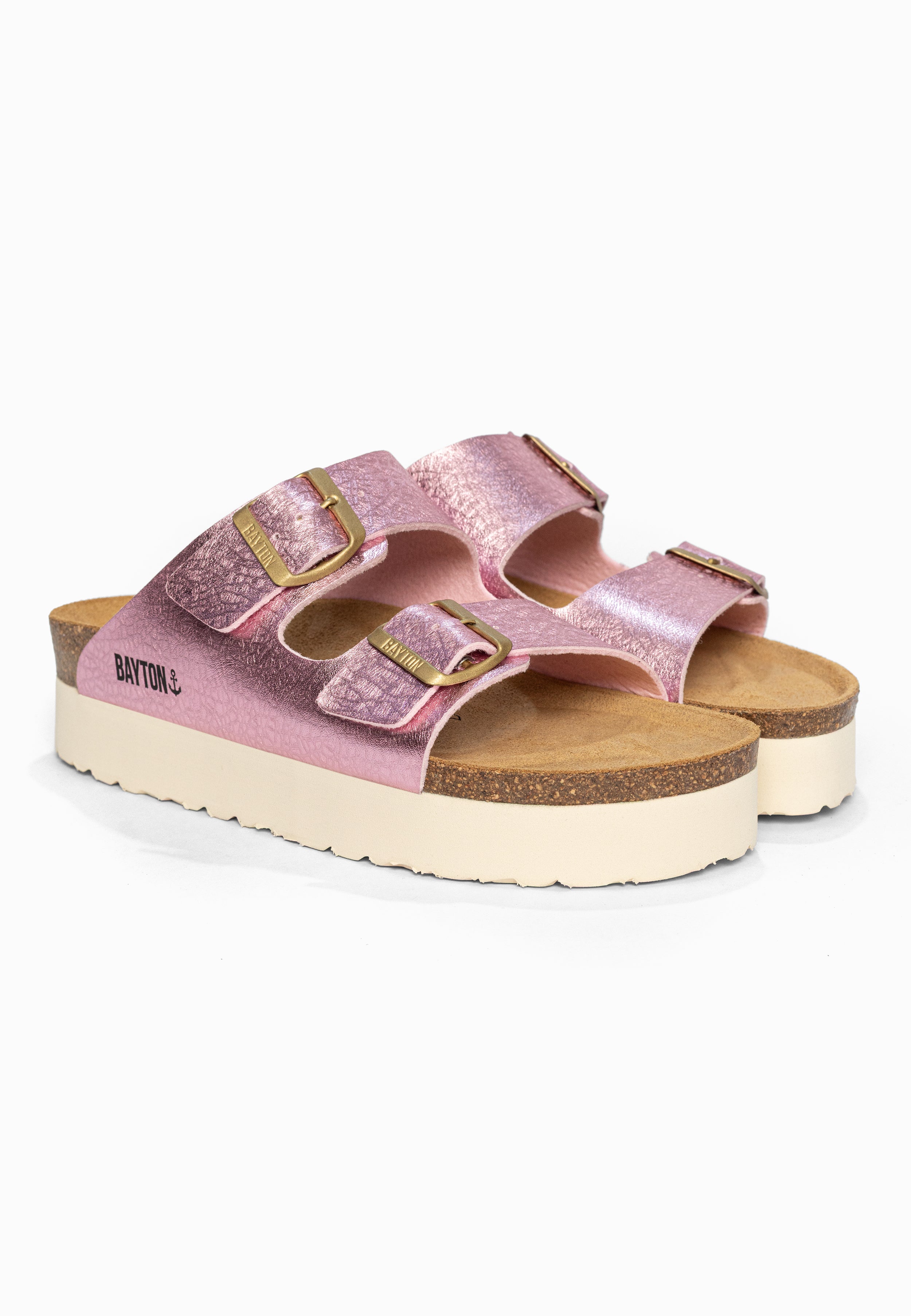 Sandales à Plateforme Japet Rose Bayton pour Femme