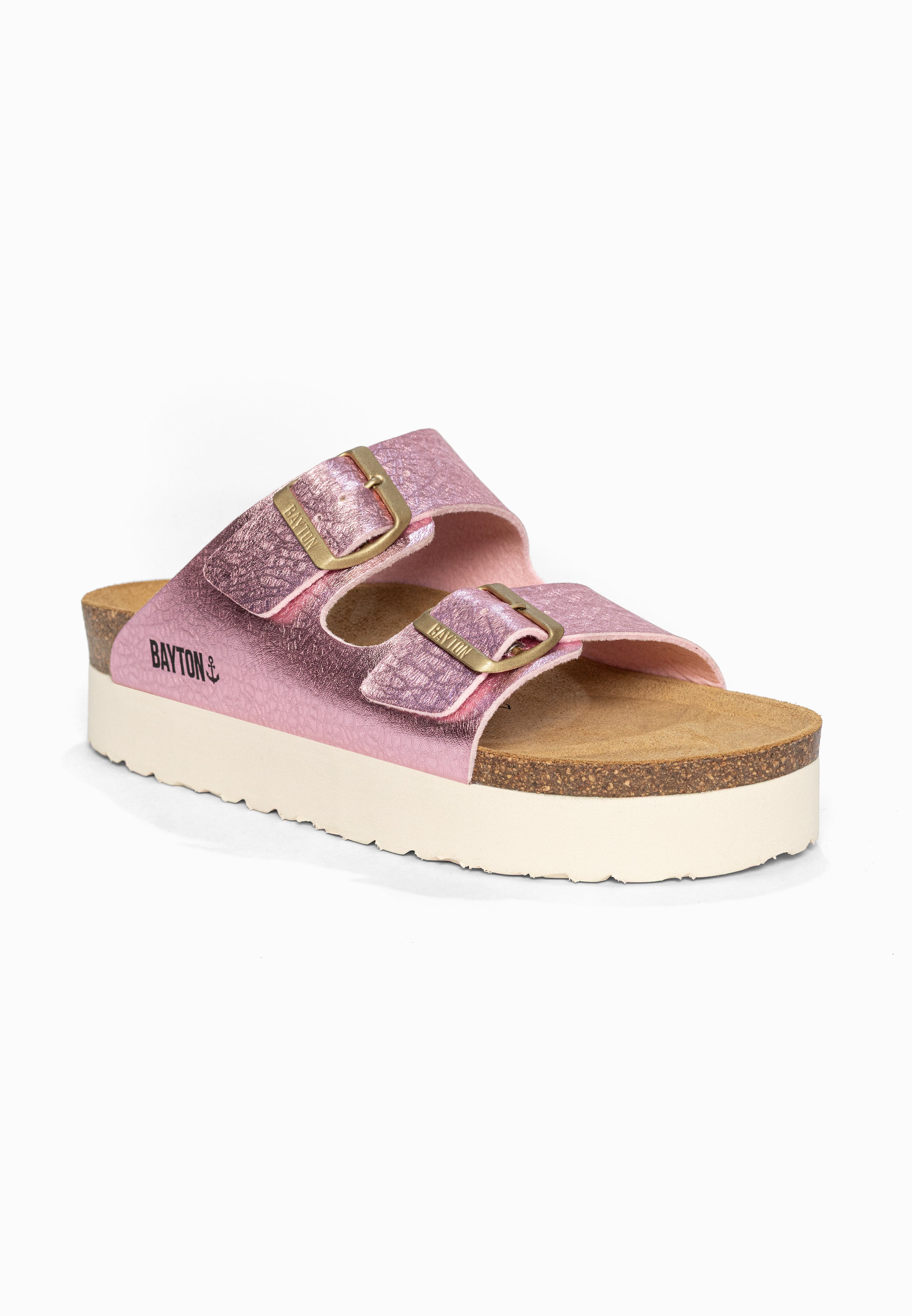 Sandales à Plateforme Japet Rose Bayton pour Femme