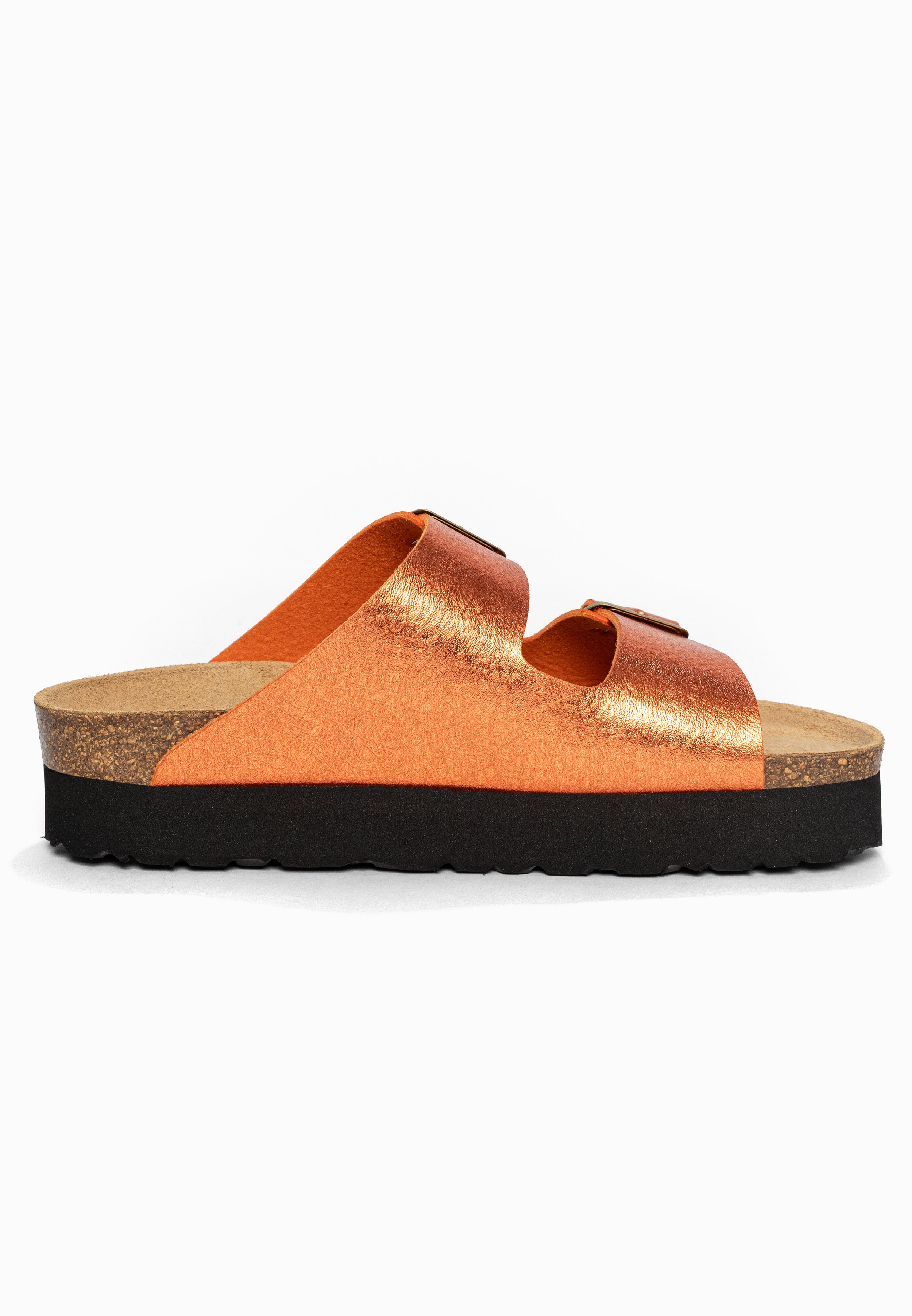 Sandales à Plateforme Japet Orange Bayton pour Femme